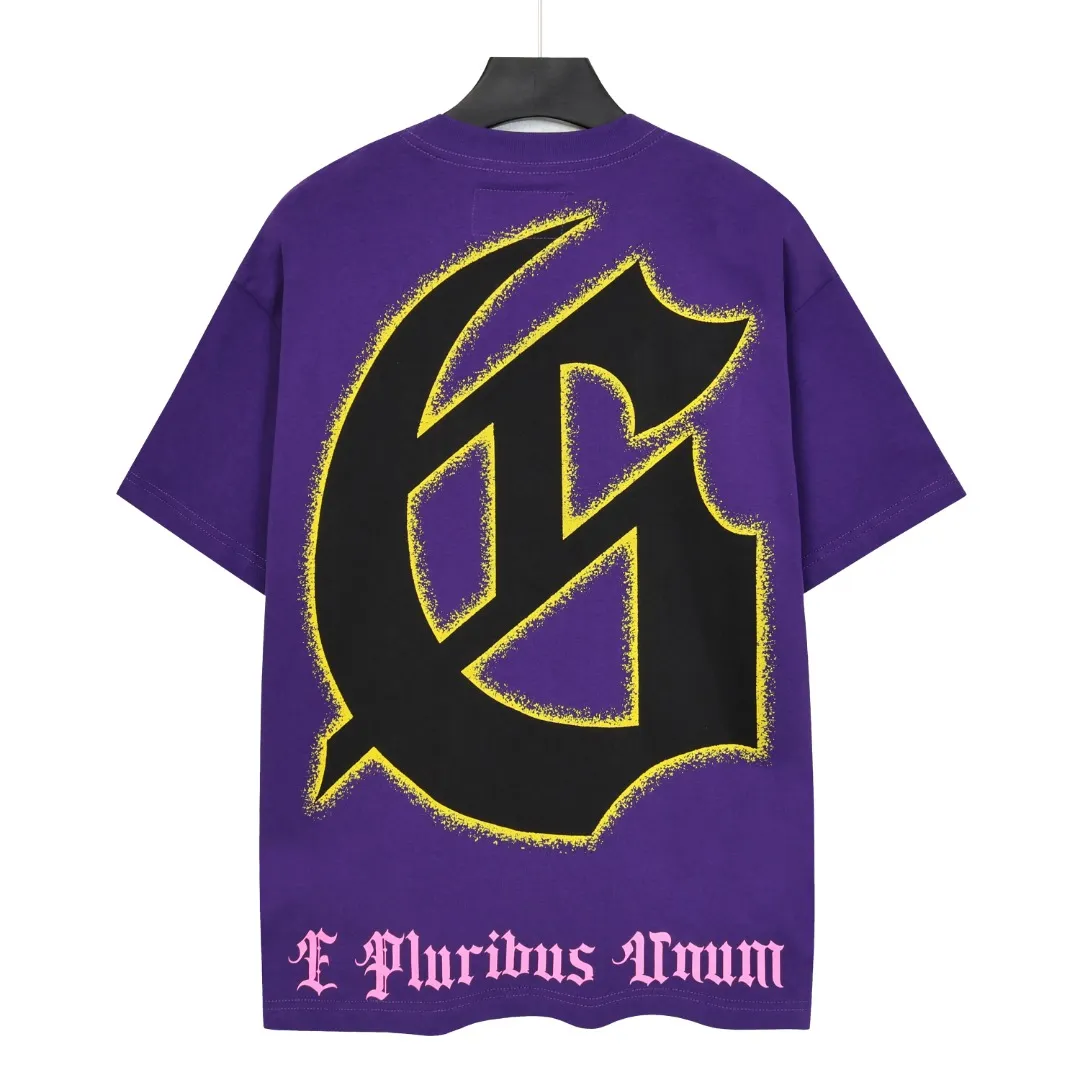 5160#Coffee Brown /Purple Godspeed Retro T（ ） （fabric）：32 Sizes（size）：S-M-L-XL （colour）：Coffee Brown /Purple 👉