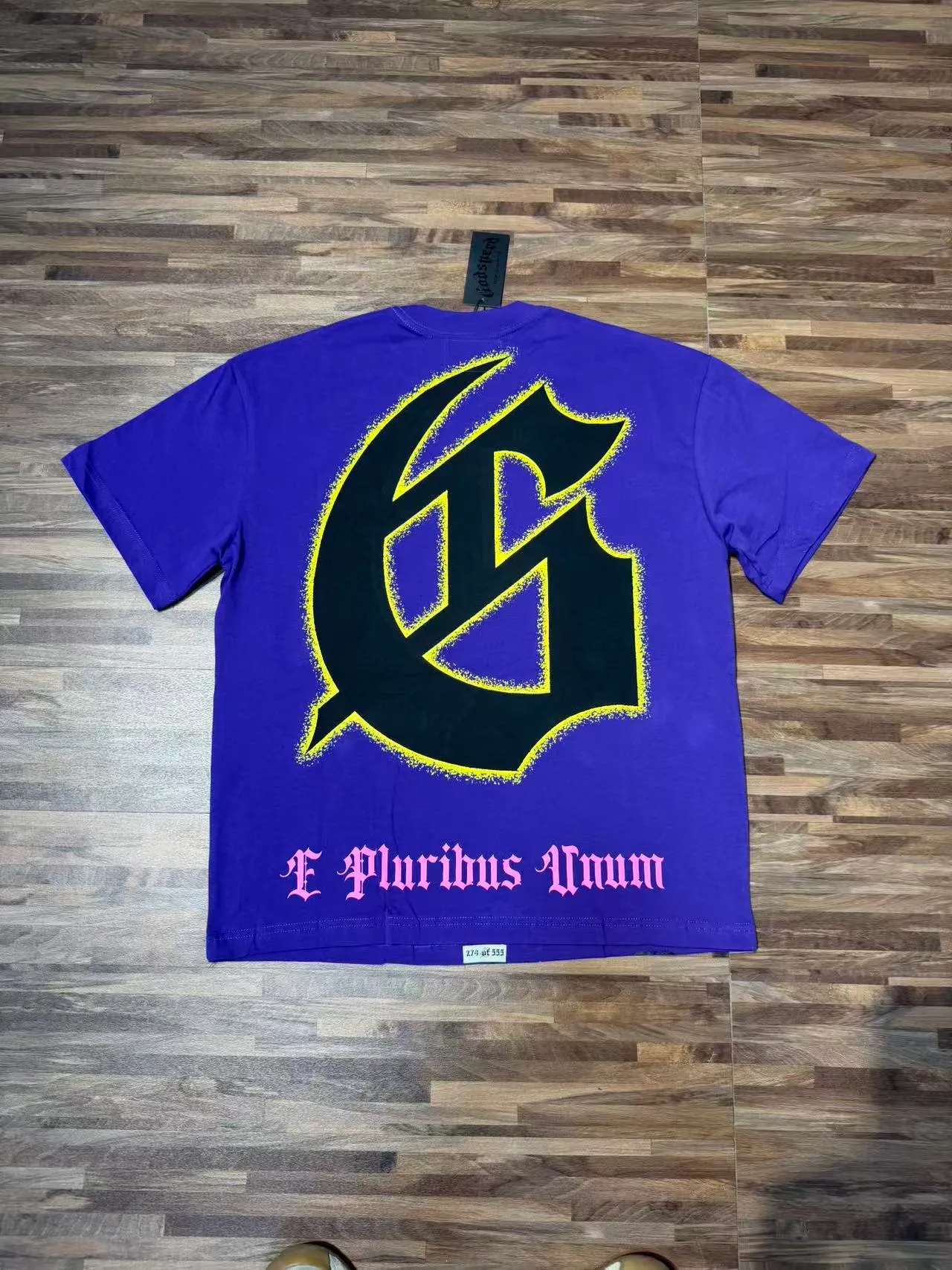 5160#Coffee Brown /Purple Godspeed Retro T（ ） （fabric）：32 Sizes（size）：S-M-L-XL （colour）：Coffee Brown /Purple 👉