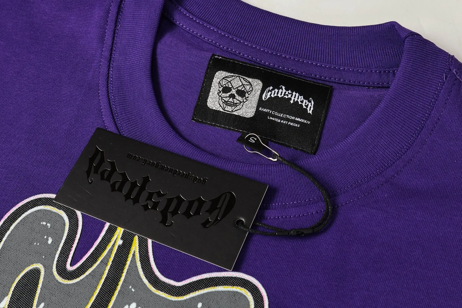 5160#Coffee Brown /Purple Godspeed Retro T（ ） （fabric）：32 Sizes（size）：S-M-L-XL （colour）：Coffee Brown /Purple 👉