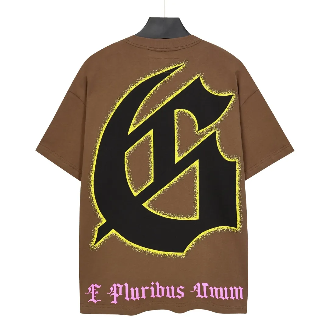 5160#Coffee Brown /Purple Godspeed Retro T（ ） （fabric）：32 Sizes（size）：S-M-L-XL （colour）：Coffee Brown /Purple 👉