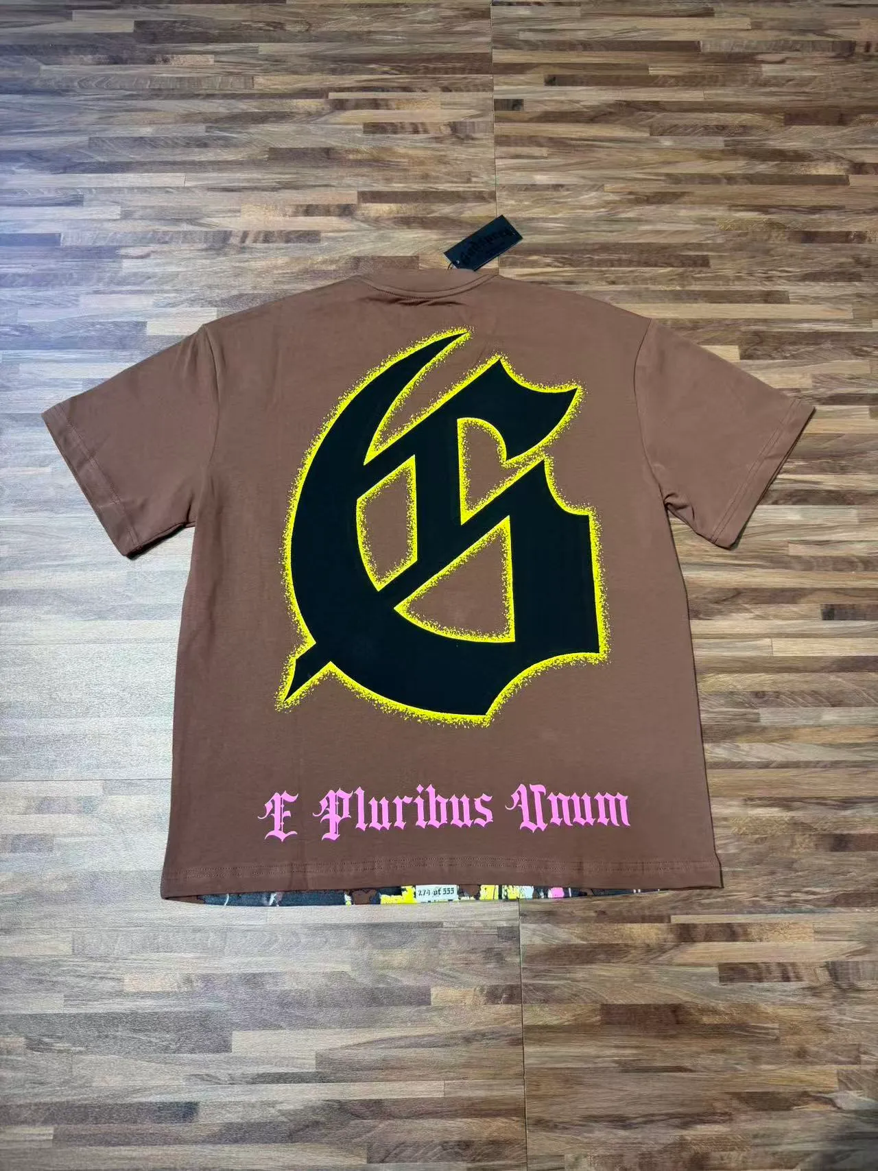 5160#Coffee Brown /Purple Godspeed Retro T（ ） （fabric）：32 Sizes（size）：S-M-L-XL （colour）：Coffee Brown /Purple 👉