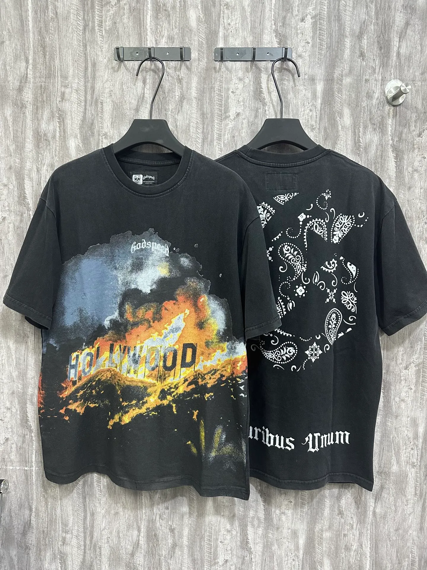 6003# ｜ Godspeed Retro T（ ） （fabric）：32 Sizes（size）：S-M-L-XL （colour）： Black