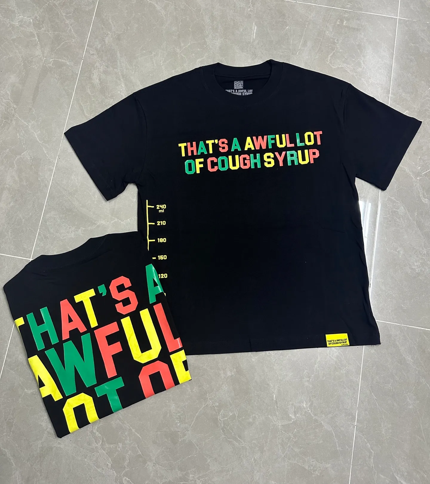 #Black、 Green I THAT'S A AWFUL LOT OF COUGH SYRUP In Stock T （fabric):32 Sizes（size）：S-M L X L （colour）：Black. Green