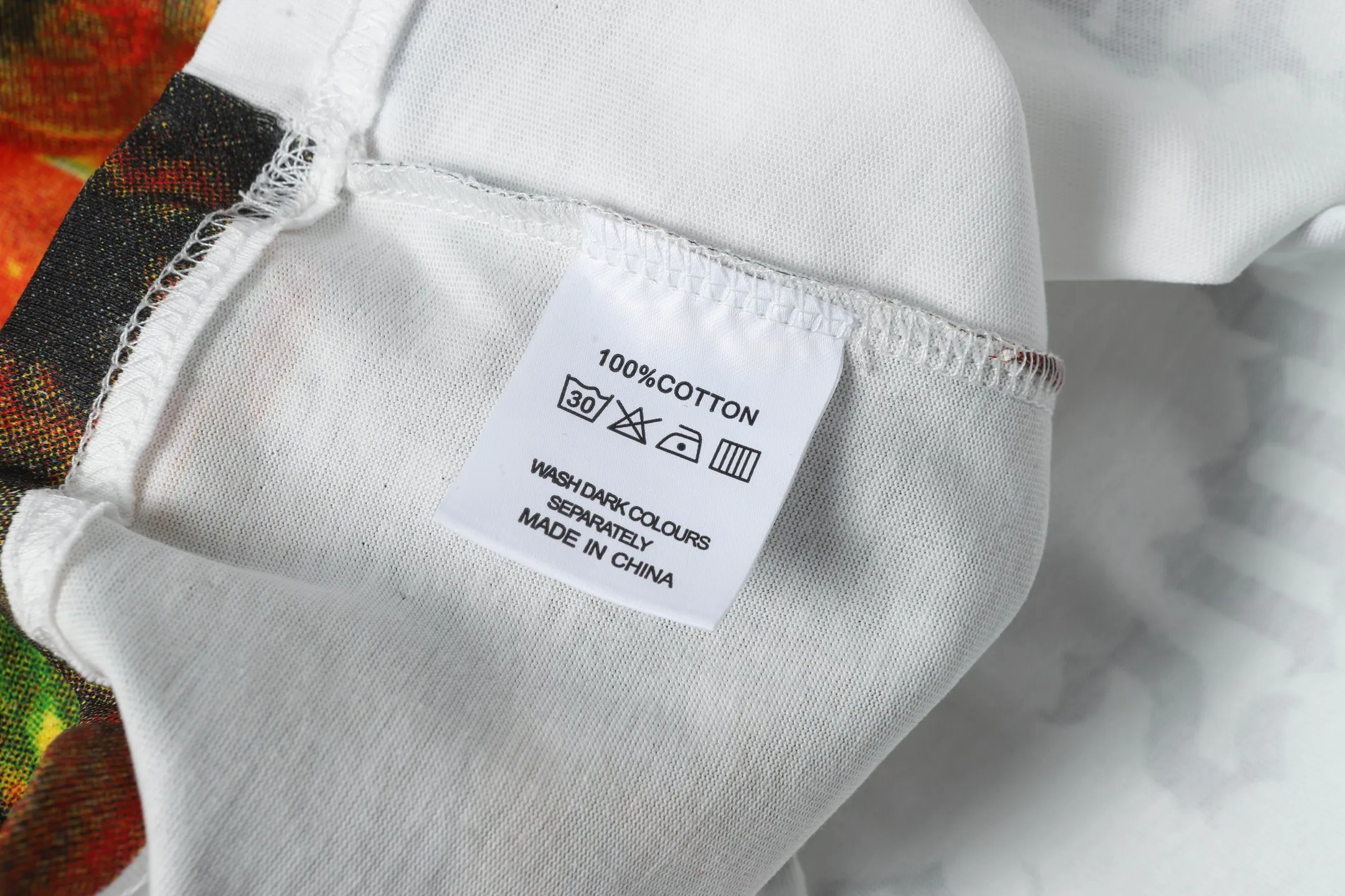 5060#White Godspeed Retro T（ ） （fabric）：32 Sizes（size）：S-M-L-XL （colour）：White