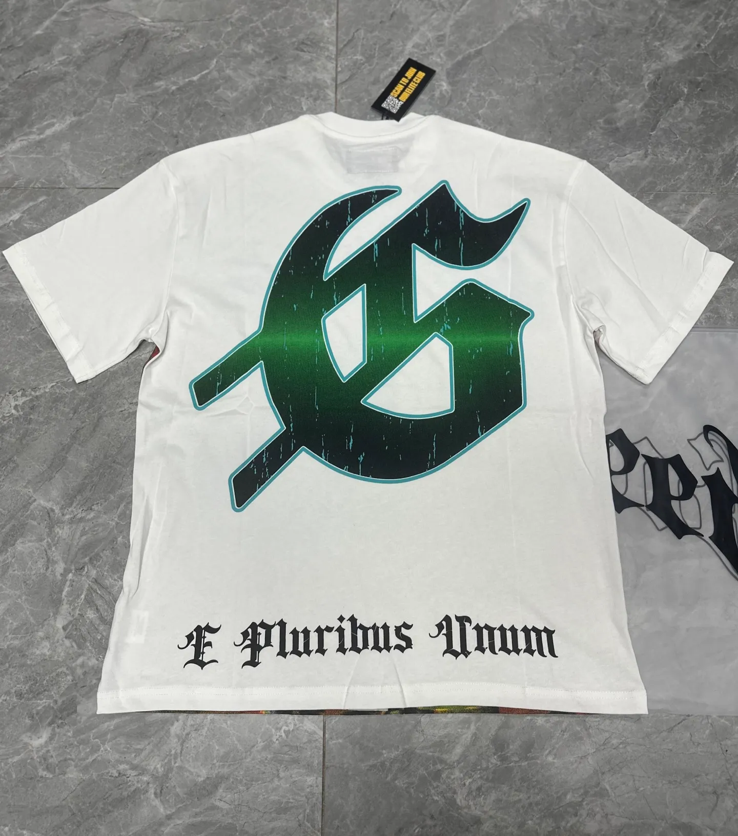 5060#White Godspeed Retro T（ ） （fabric）：32 Sizes（size）：S-M-L-XL （colour）：White