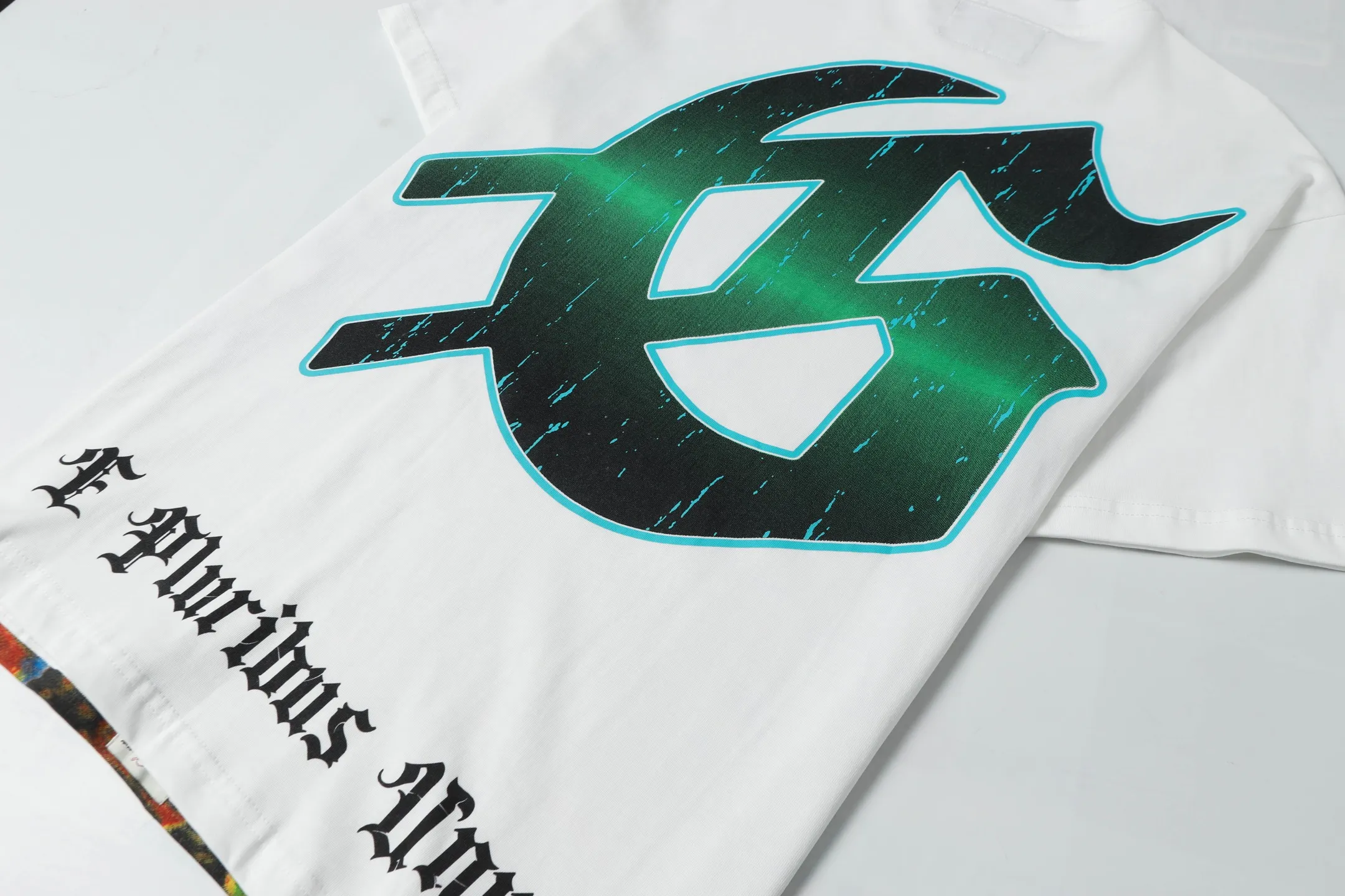 5060#White Godspeed Retro T（ ） （fabric）：32 Sizes（size）：S-M-L-XL （colour）：White