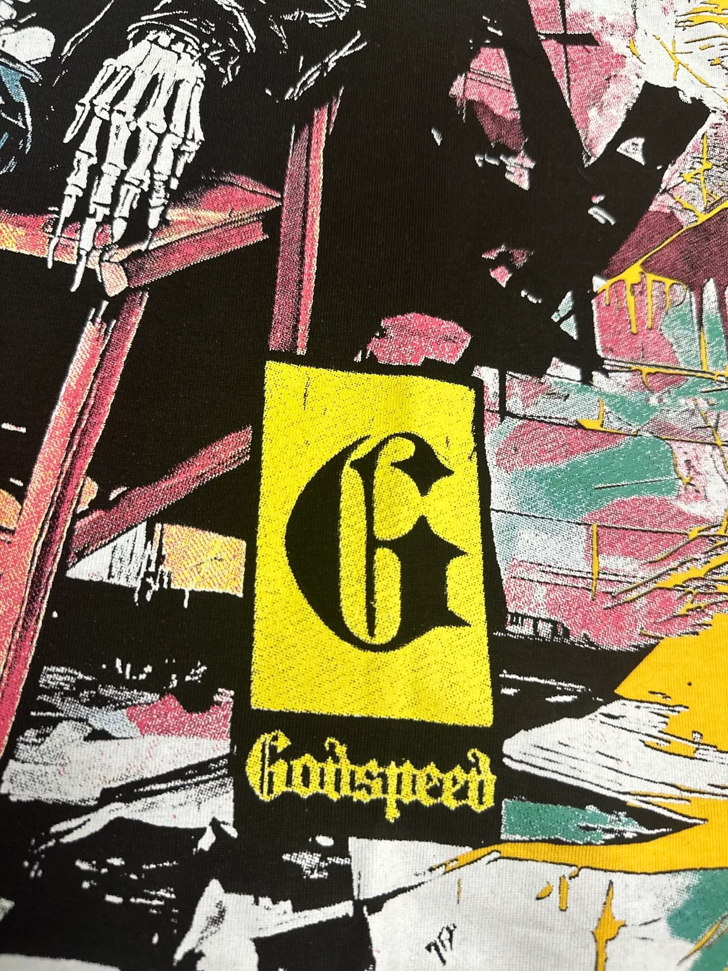 5132#Yellow I In Stock （ New Arrival） Godspeed Retro T（ ） （fabric）：32 Sizes（size）：S-M-L-XL （colour）：Yellow