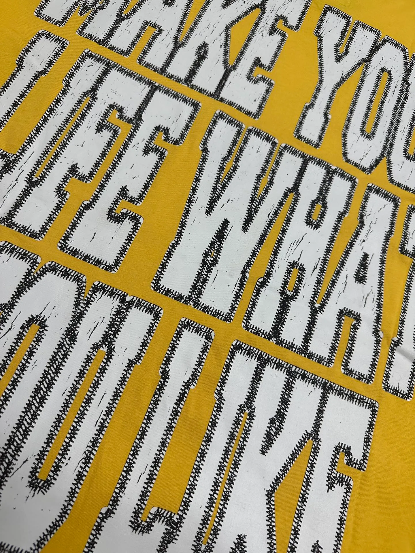 5132#Yellow I In Stock （ New Arrival） Godspeed Retro T（ ） （fabric）：32 Sizes（size）：S-M-L-XL （colour）：Yellow
