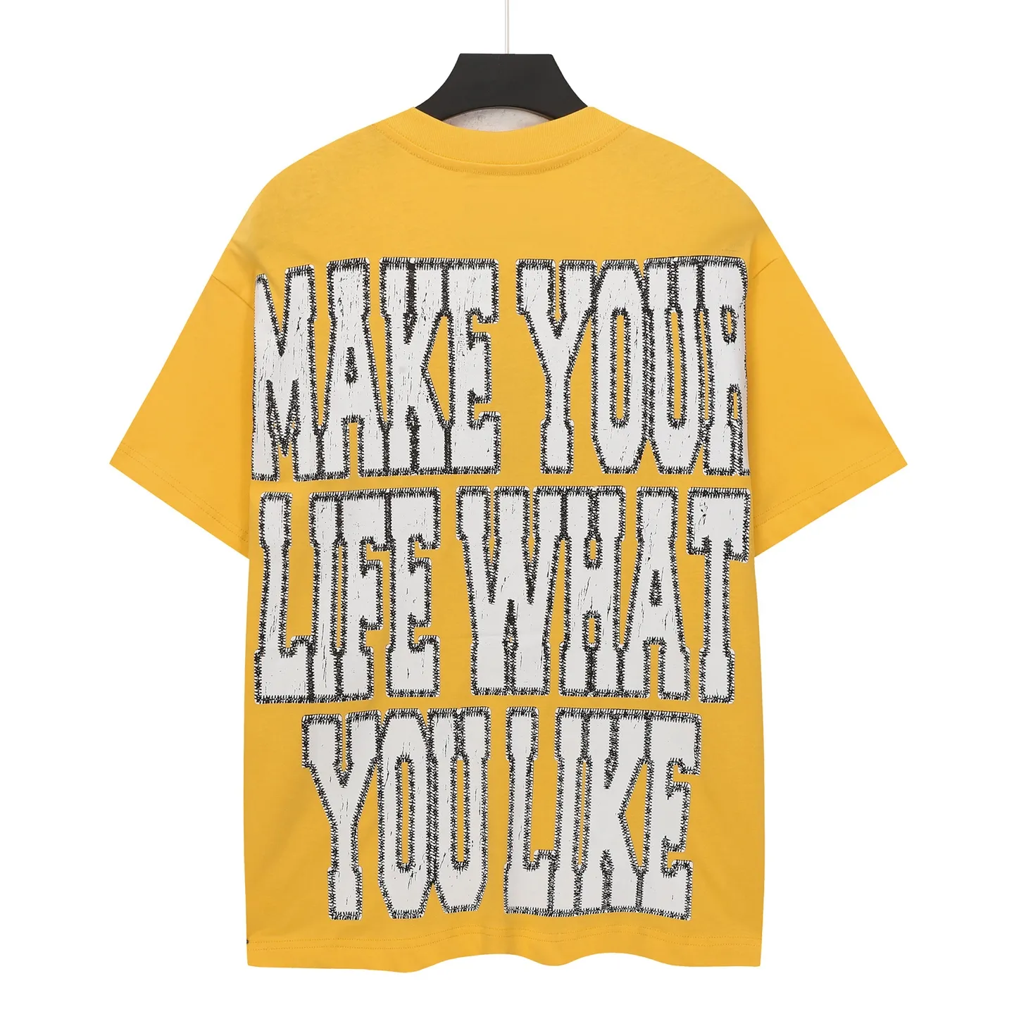 5132#Yellow I In Stock （ New Arrival） Godspeed Retro T（ ） （fabric）：32 Sizes（size）：S-M-L-XL （colour）：Yellow