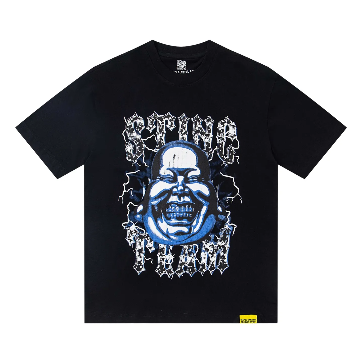 2222## Black （ ）｜ THAT'S A AWFUL LOT OF COUGH SYRUP In Stock T （fabric):32 Sizes（size）：S-M L X L （colour）： Black