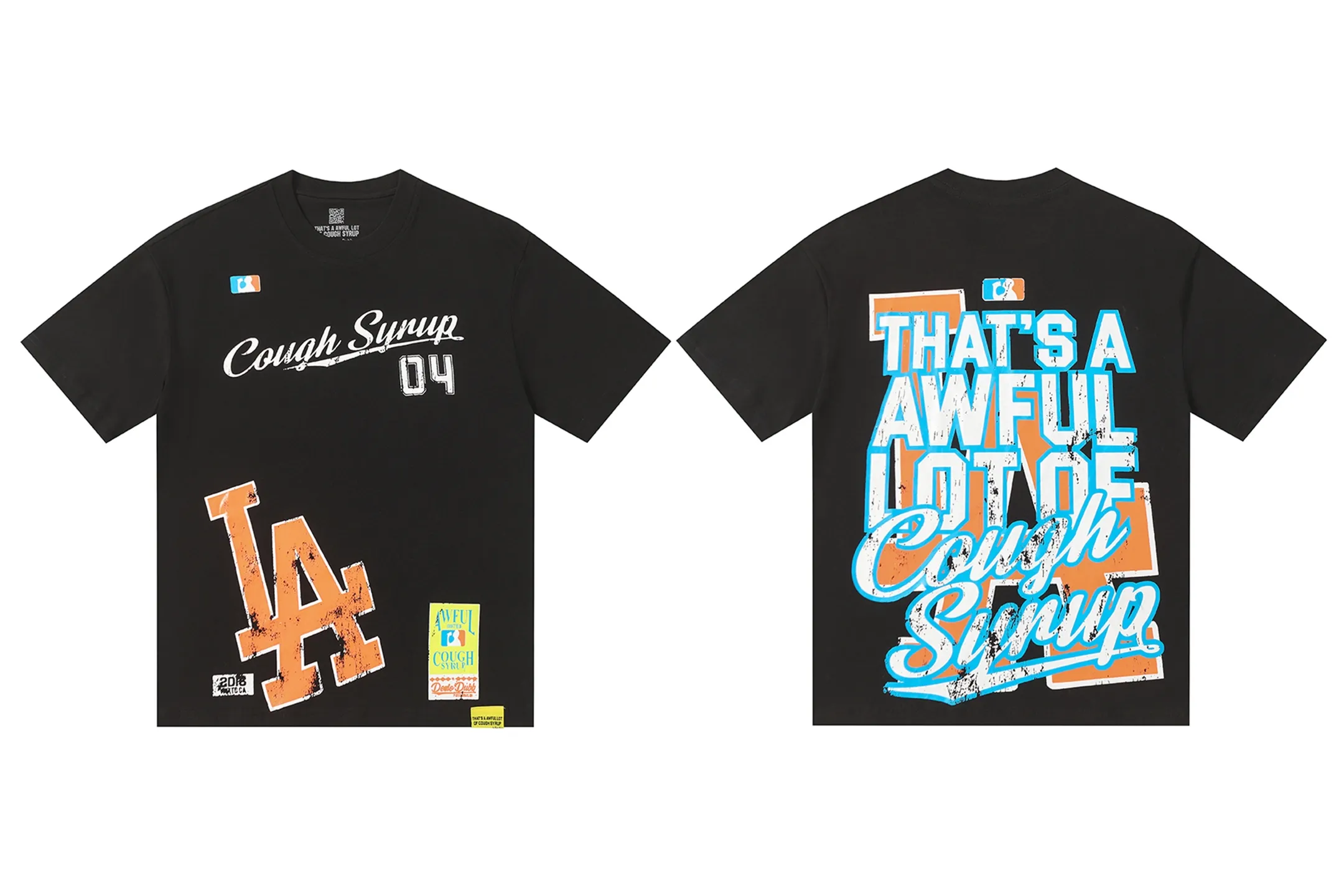 /Black THAT'S A AWFUL LOT OF COUGH SYRUP In Stock T （fabric):32 Sizes（size）：S-M L X L （colour）：Black/