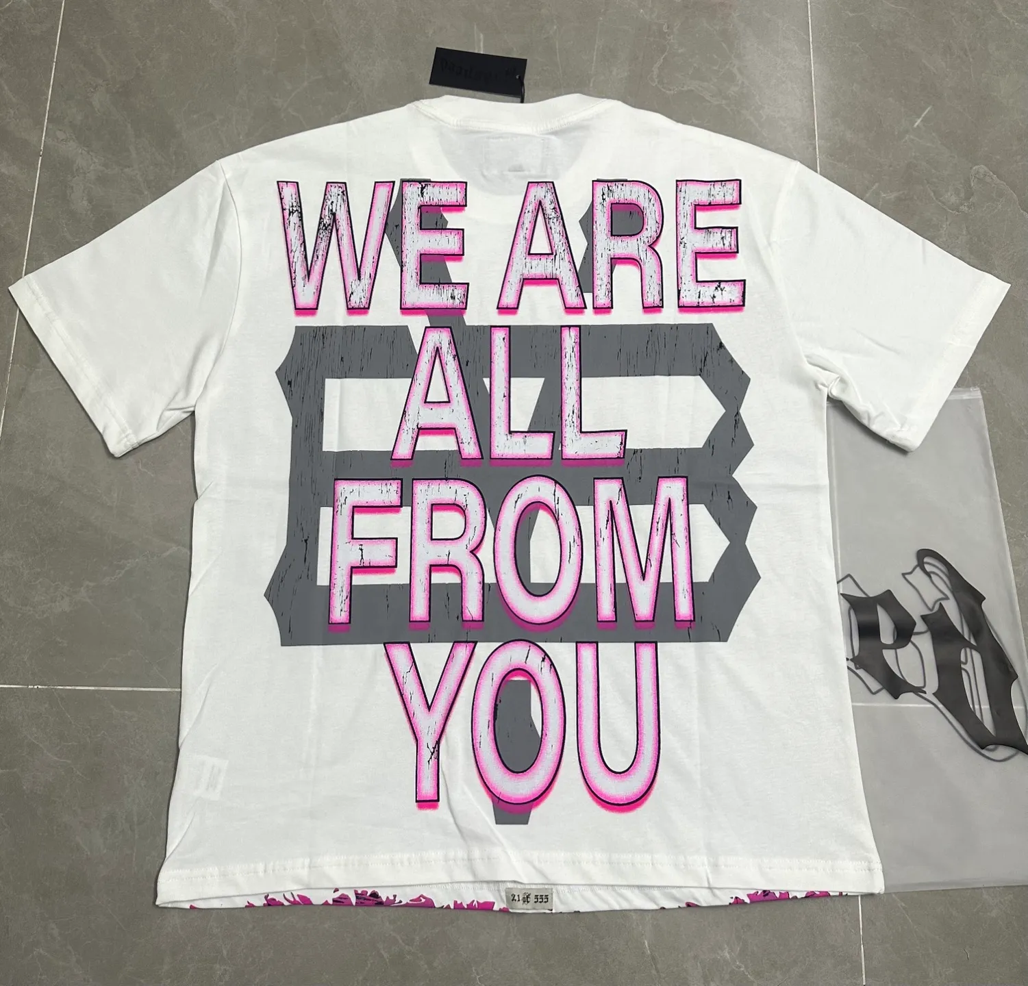 5307#White I In Stock （ ） Godspeed Retro T（ ） （fabric）：32 Sizes（size）：S-M-L-XL （colour）：White