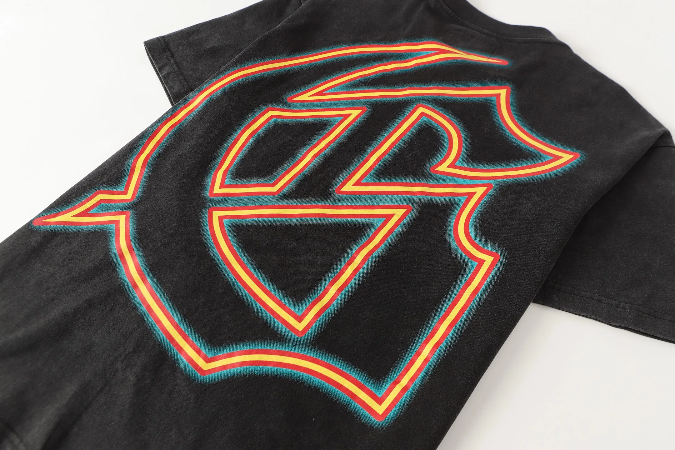 6095# I . Godspeed Retro T（ ） （fabric）：32 Sizes（size）：S-M-L-XL （colour）： Black 👉 👉 👉