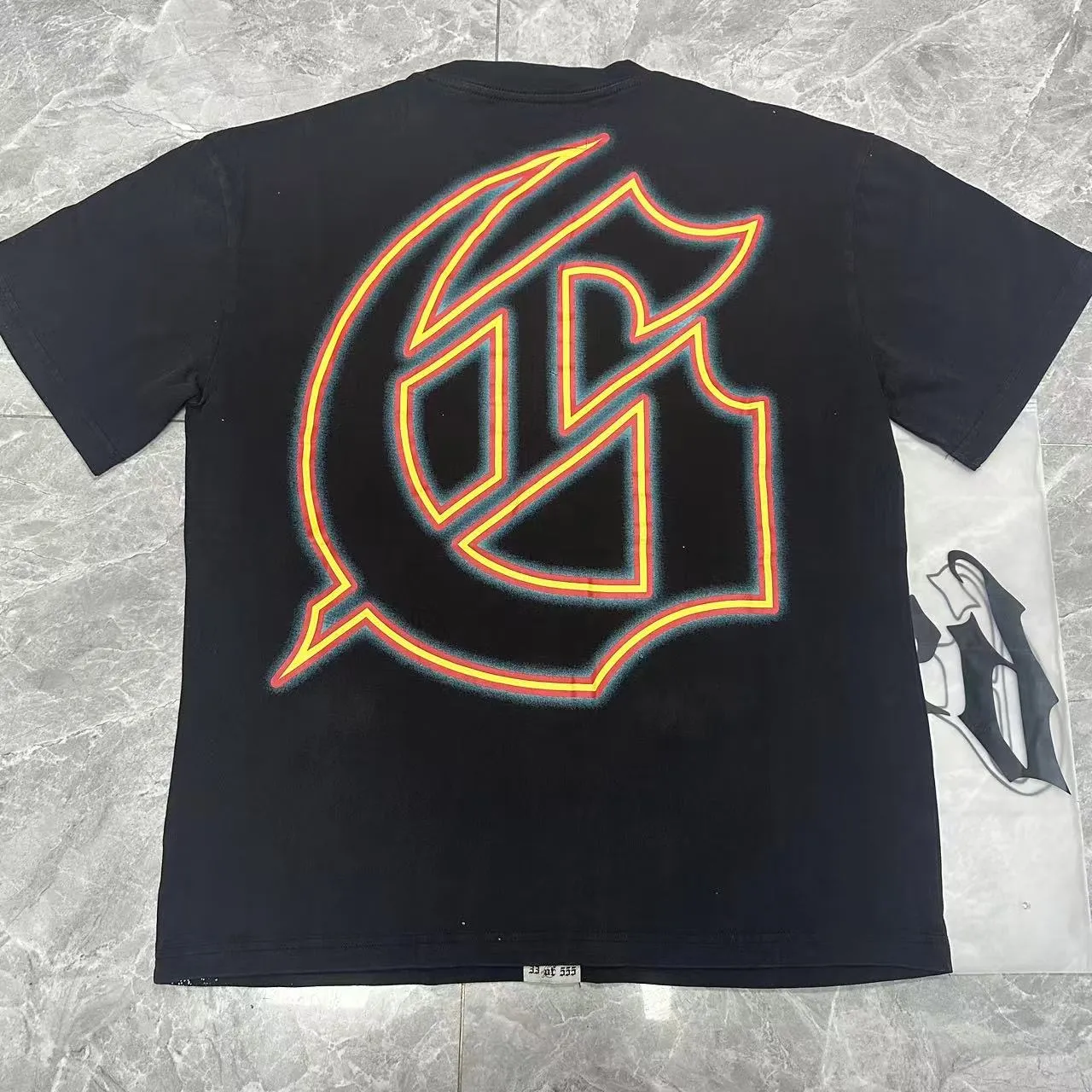 6095# I . Godspeed Retro T（ ） （fabric）：32 Sizes（size）：S-M-L-XL （colour）： Black 👉 👉 👉