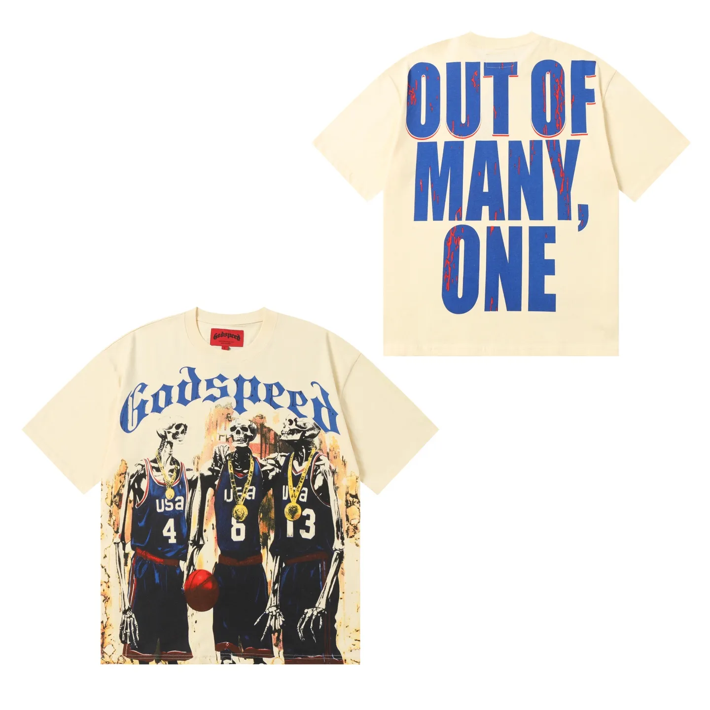 5020# ｜ Godspeed Retro T（ ） （fabric）32 Sizes（size）：S-M-L-XL （colour）：