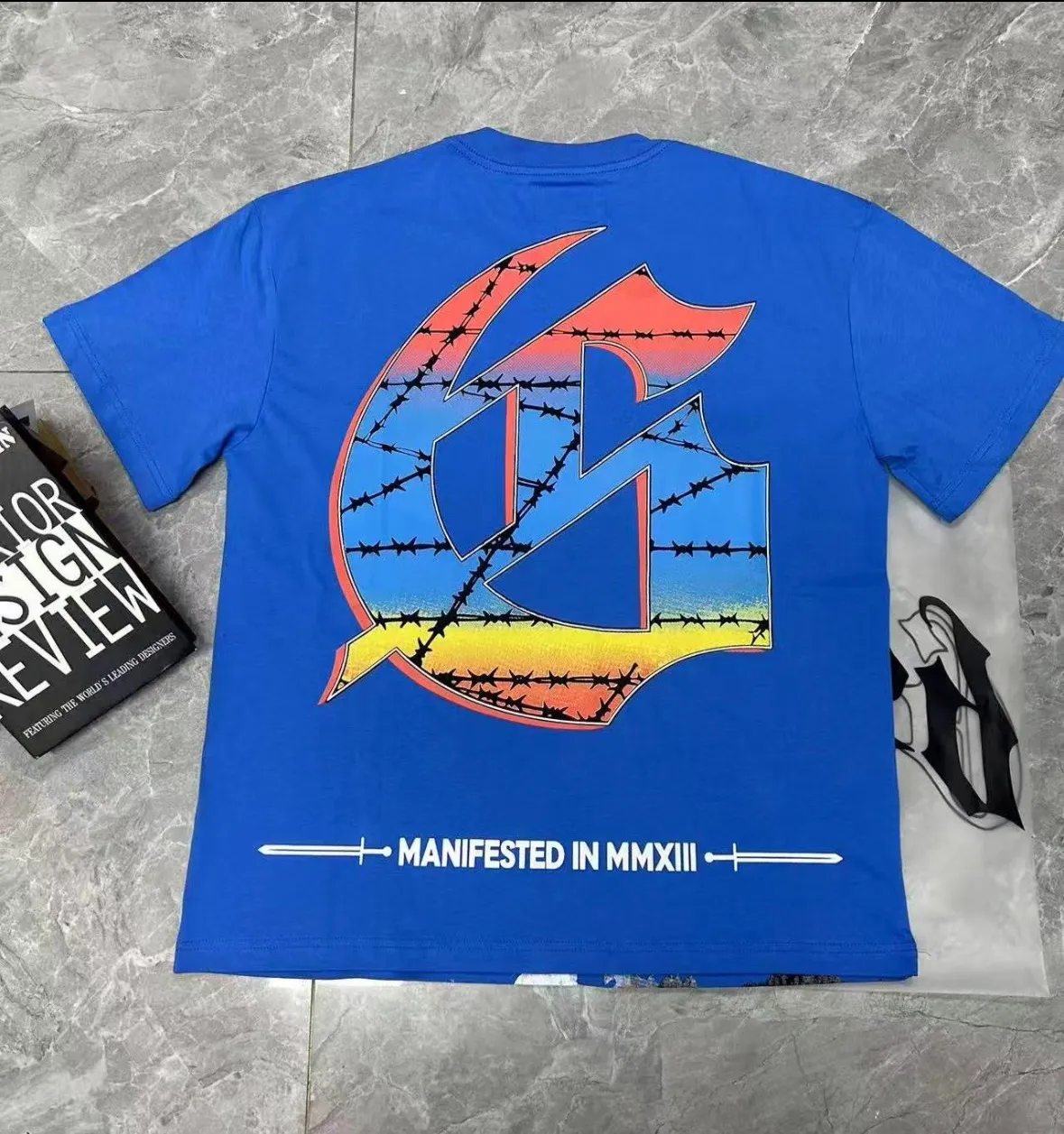 5098# I . Godspeed Retro T（ ） （fabric）：32 Sizes（size）：S-M-L-XL （colour）： 👉