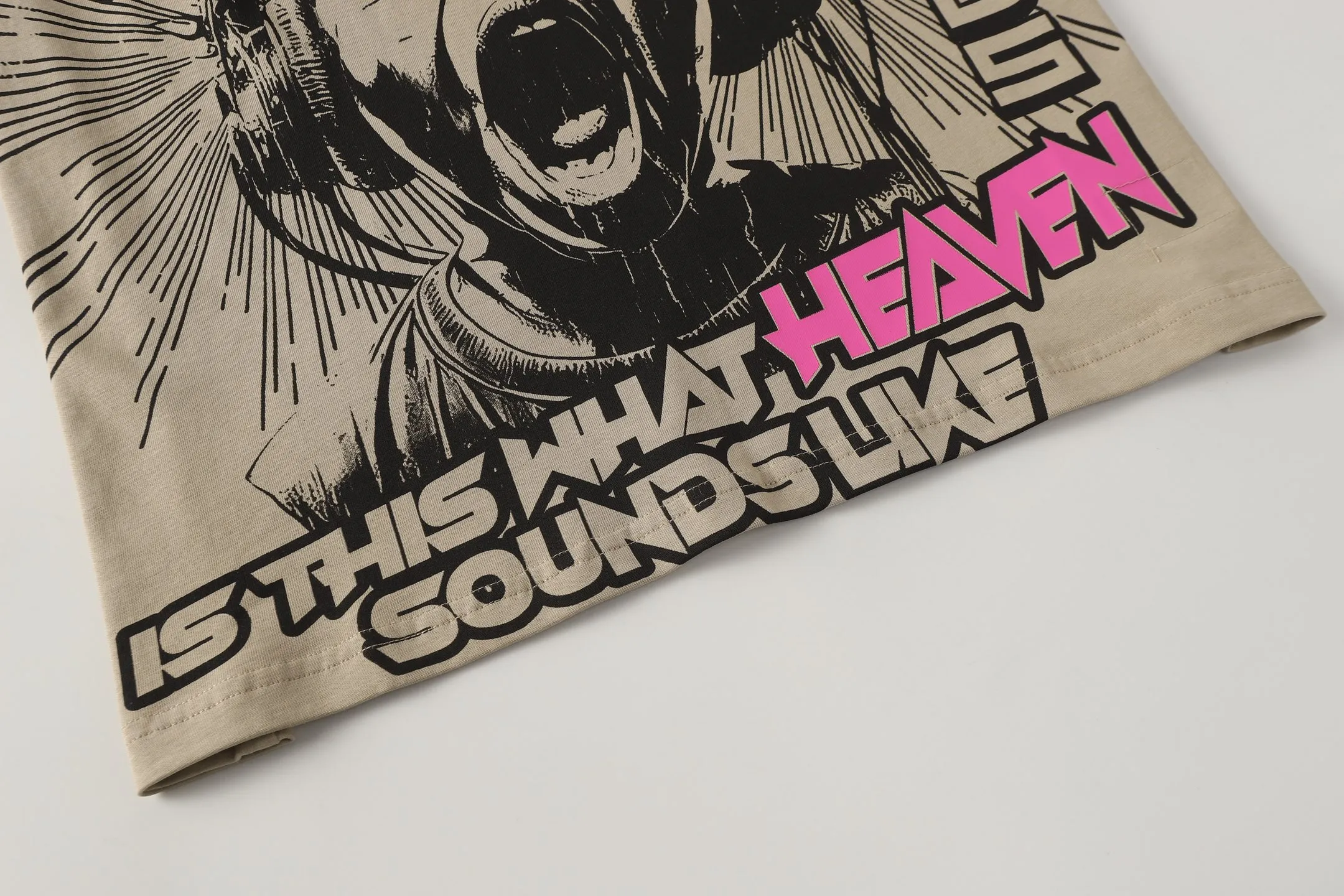 # /Black ｜ In Stock Hellstar 、 T （fabric):32 Sizes（size）：S-M L X L （colour）：Khaki/Black