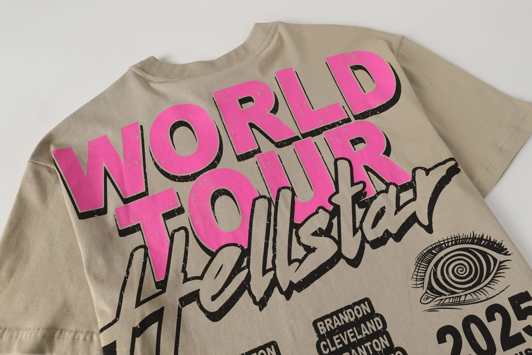 # /Black ｜ In Stock Hellstar 、 T （fabric):32 Sizes（size）：S-M L X L （colour）：Khaki/Black