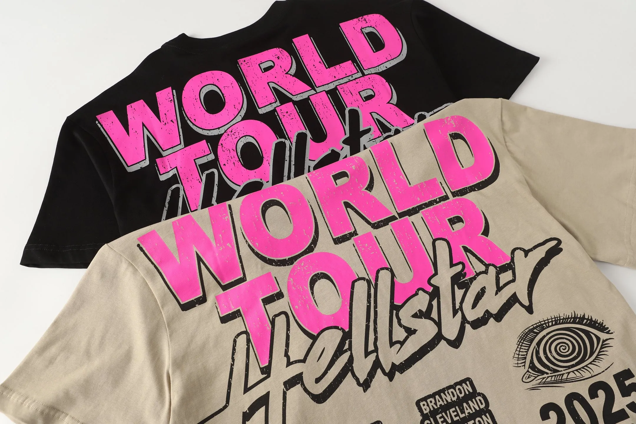# /Black ｜ In Stock Hellstar 、 T （fabric):32 Sizes（size）：S-M L X L （colour）：Khaki/Black