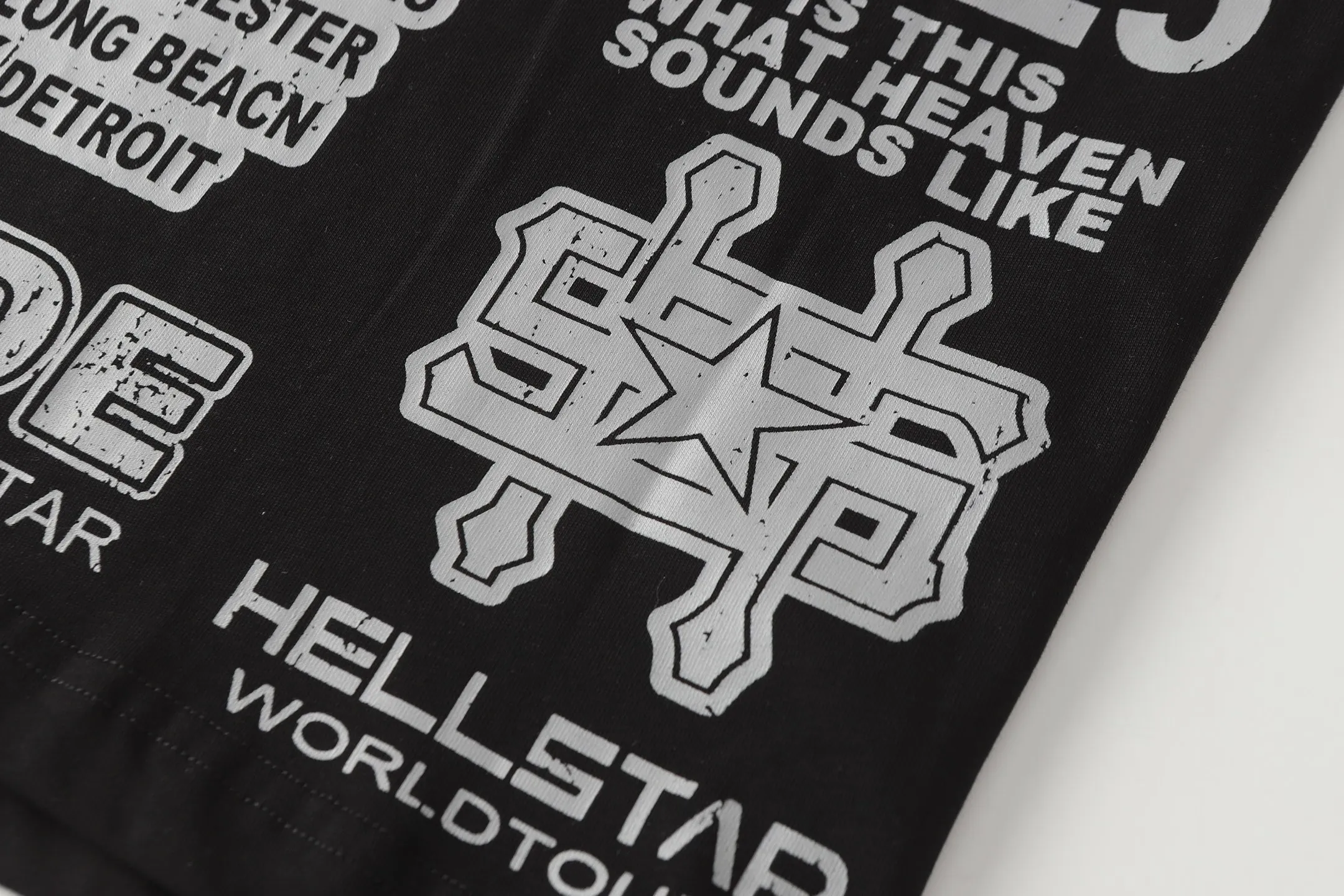 # /Black ｜ In Stock Hellstar 、 T （fabric):32 Sizes（size）：S-M L X L （colour）：Khaki/Black