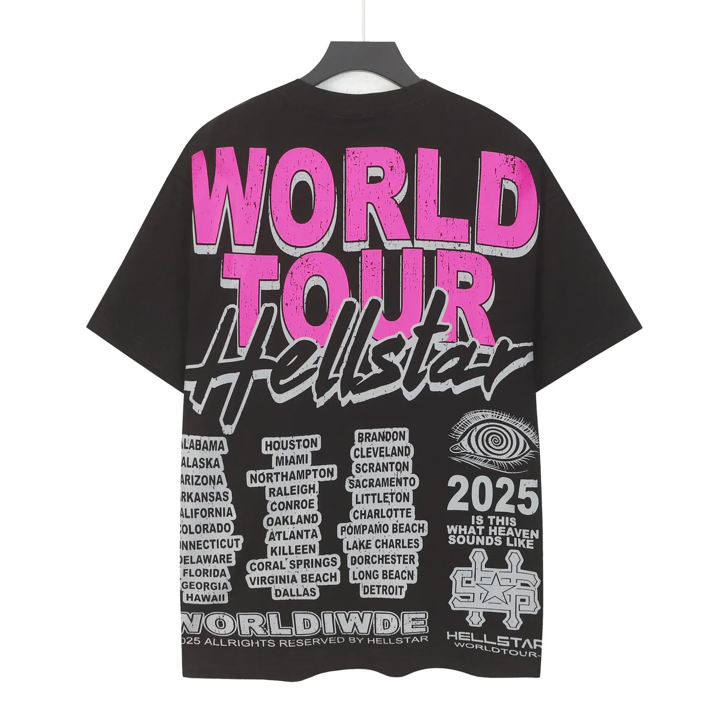 # /Black ｜ In Stock Hellstar 、 T （fabric):32 Sizes（size）：S-M L X L （colour）：Khaki/Black