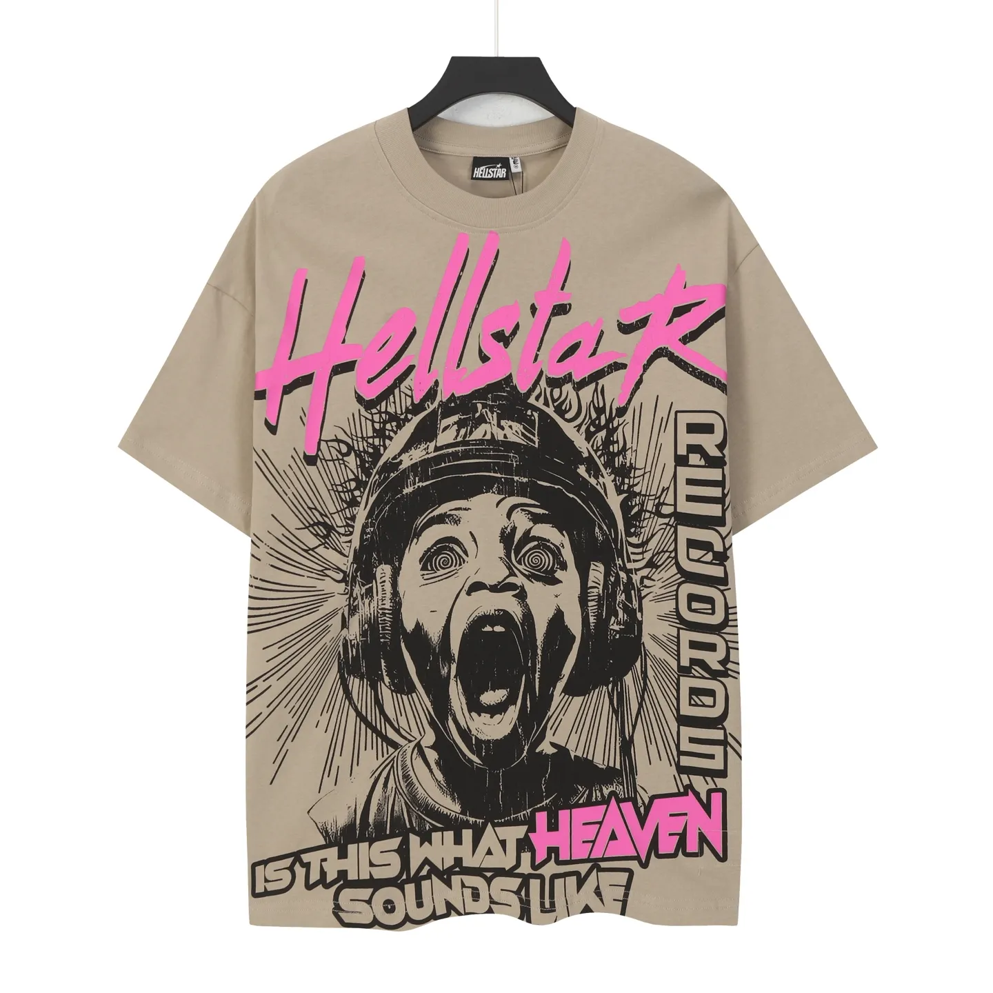 # /Black ｜ In Stock Hellstar 、 T （fabric):32 Sizes（size）：S-M L X L （colour）：Khaki/Black