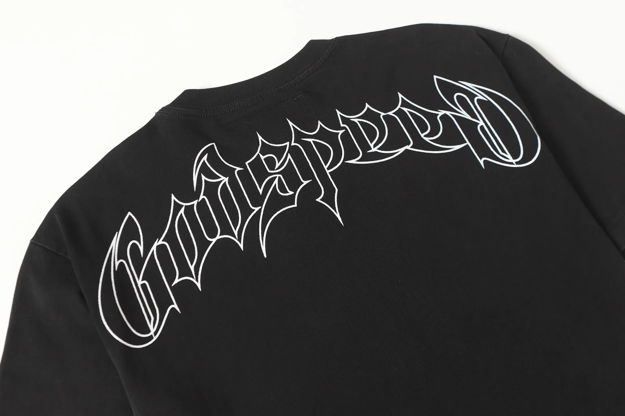 6087# I Godspeed Retro T（ ） （fabric）：32 Sizes（size）：S-M-L-XL （colour）： Black 👉 👉