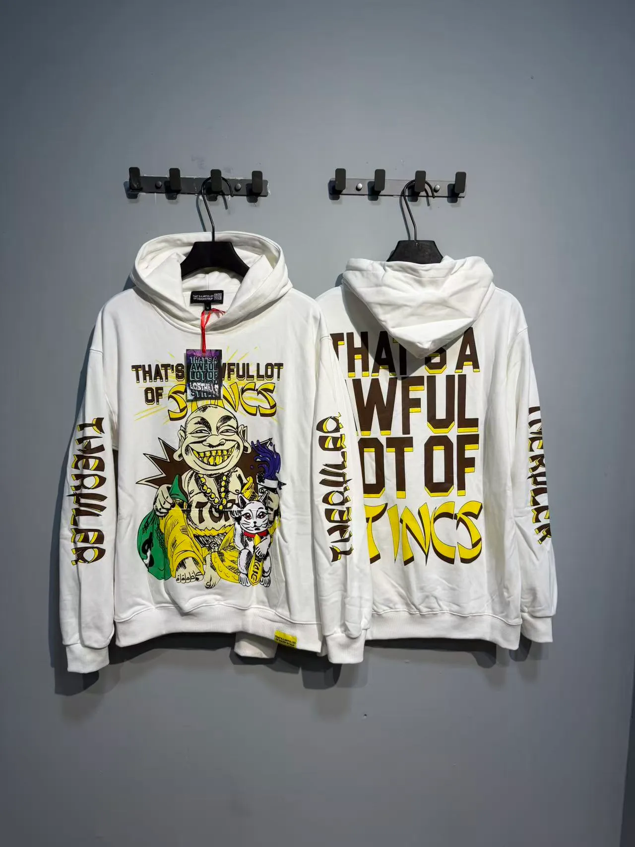 C # White I THAT'S A AWFUL LOT OF COUGH SYRUP In Stock Same Style. （fabric): 100 Sizes（size）：S-M L X L （colour）： White