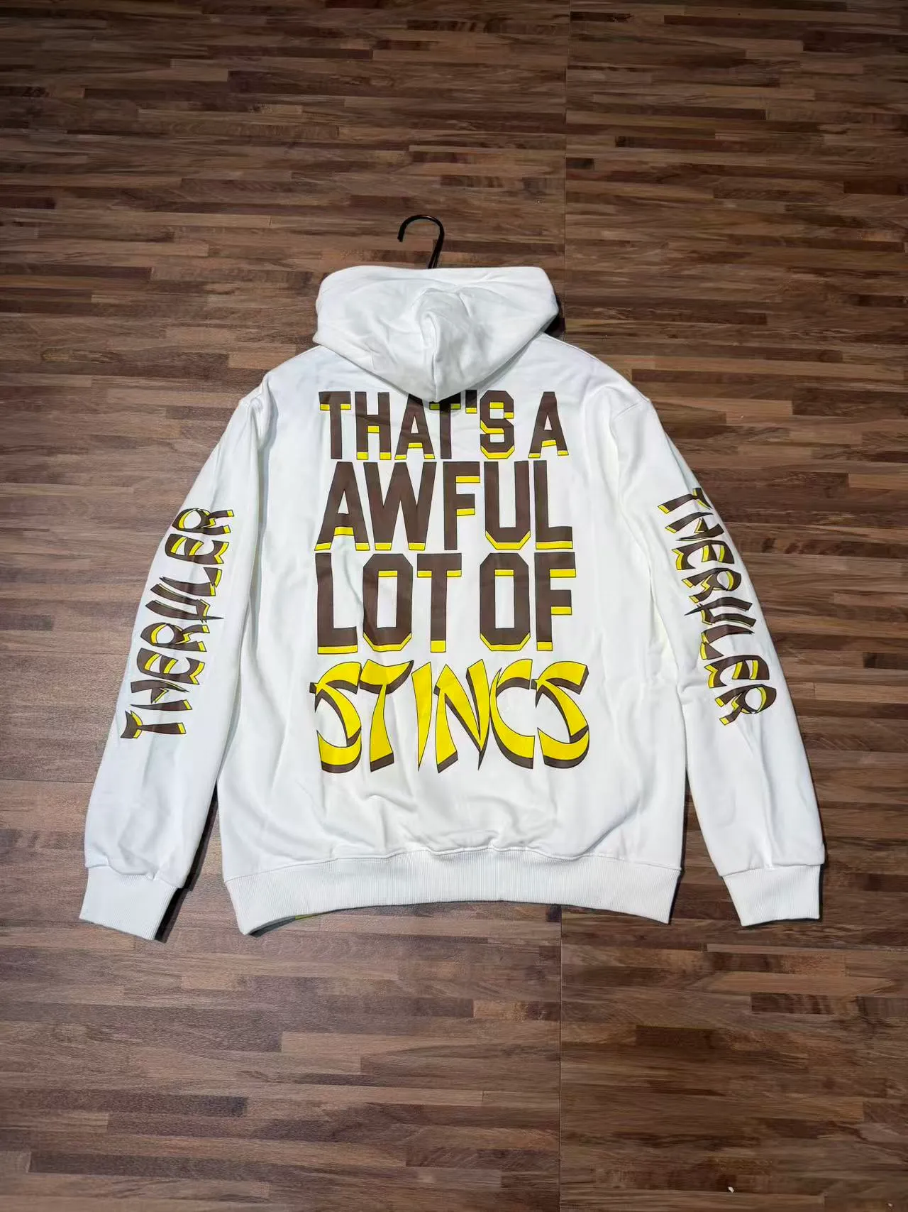 C # White I THAT'S A AWFUL LOT OF COUGH SYRUP In Stock Same Style. （fabric): 100 Sizes（size）：S-M L X L （colour）： White