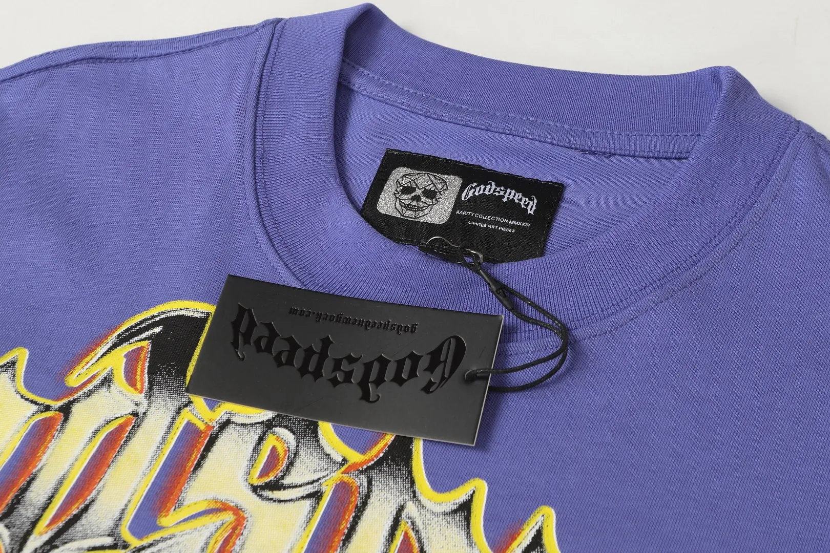 G # Purple ｜ Godspeed Retro T（ ） （fabric）： 26 Sizes（size）：S-M-L-XL （colour）： Purple 👉