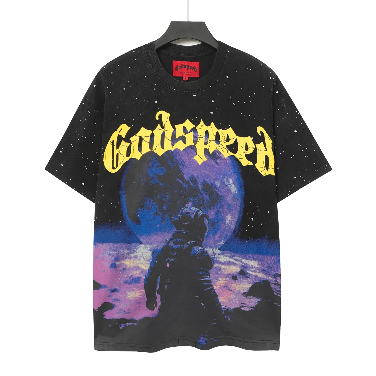 6062# ｜ Godspeed Retro T（ ） （fabric）：32 Sizes（size）：S-M-L-XL （colour）： Black 👉