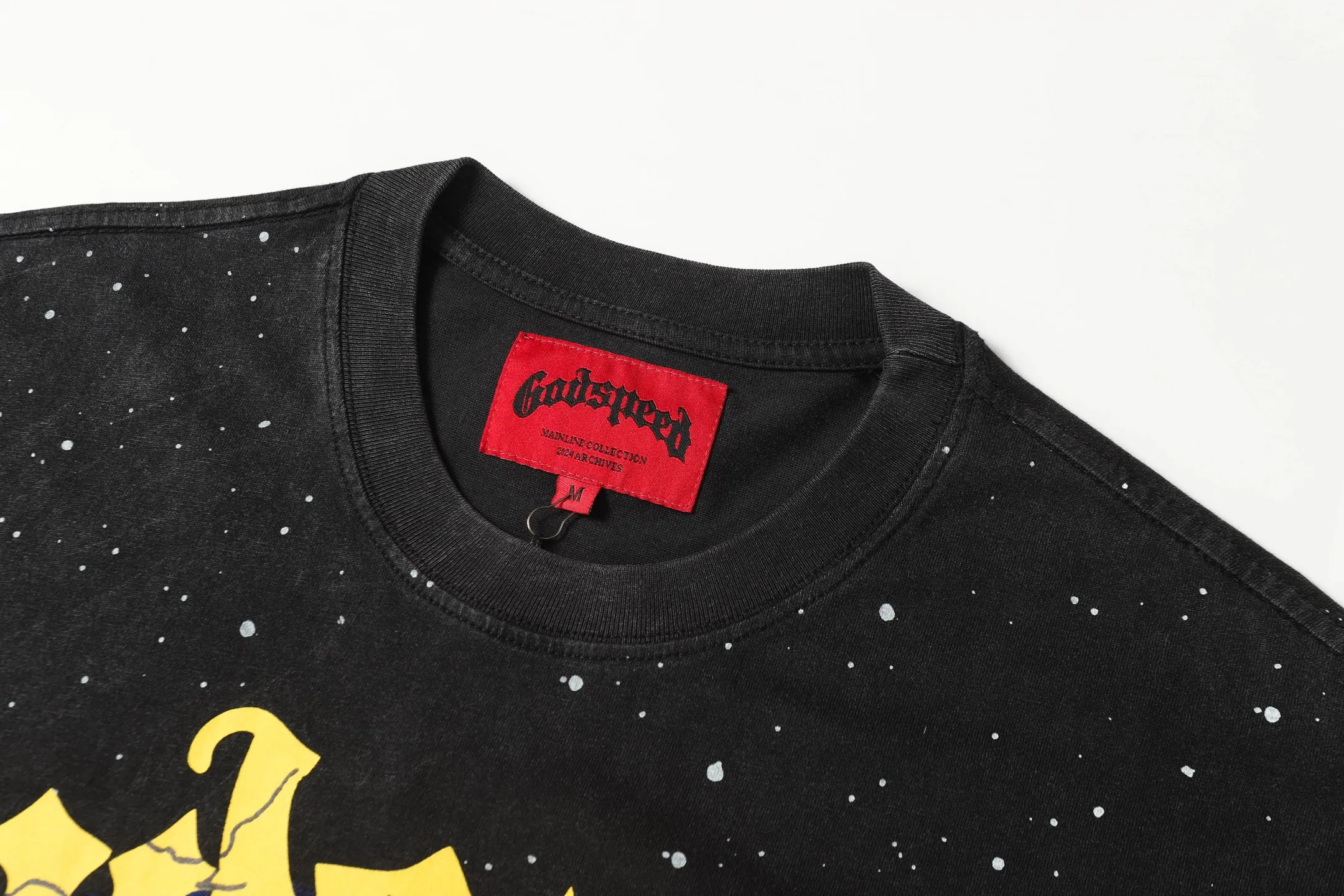 6062# ｜ Godspeed Retro T（ ） （fabric）：32 Sizes（size）：S-M-L-XL （colour）： Black 👉