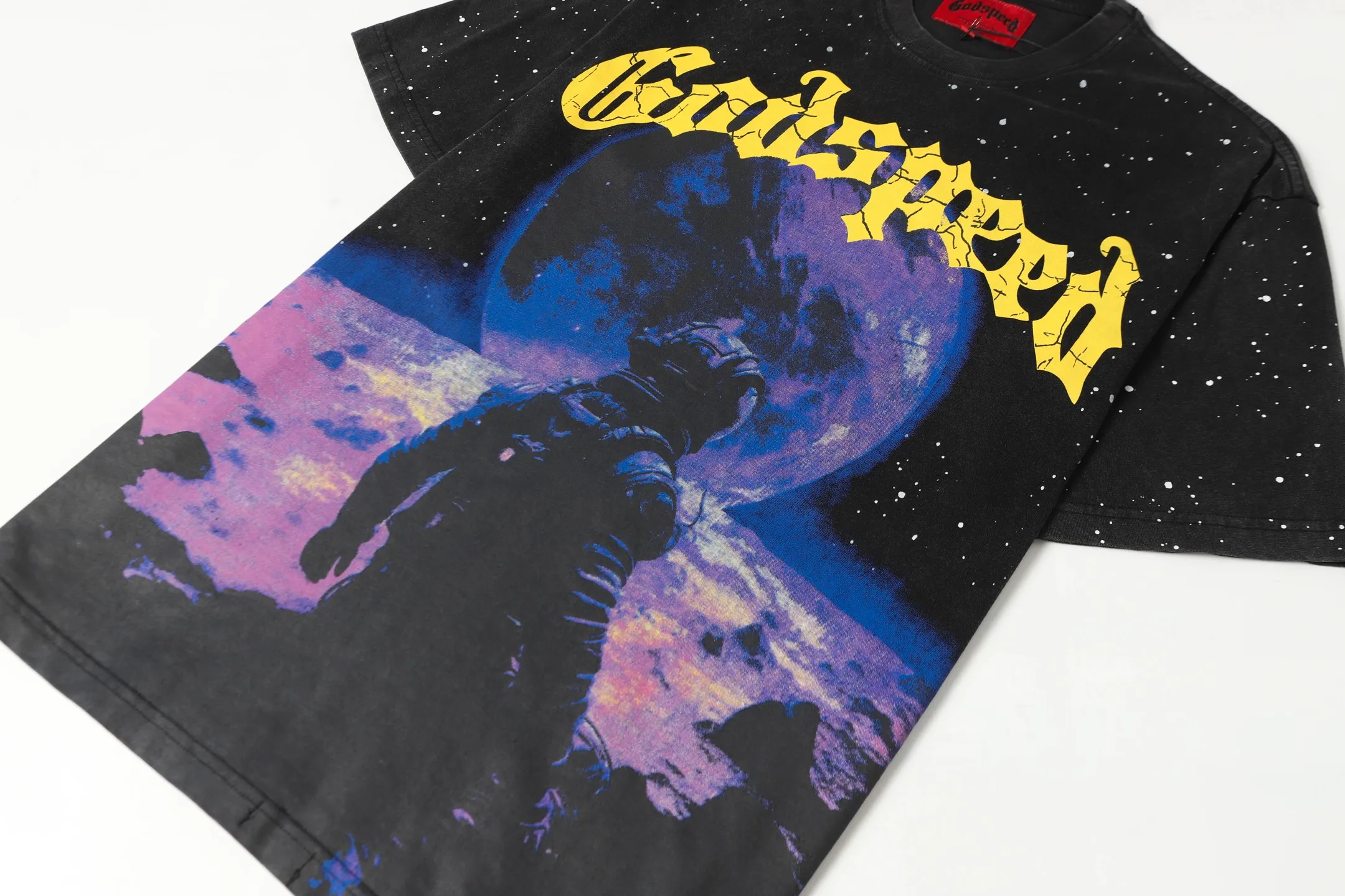 6062# ｜ Godspeed Retro T（ ） （fabric）：32 Sizes（size）：S-M-L-XL （colour）： Black 👉