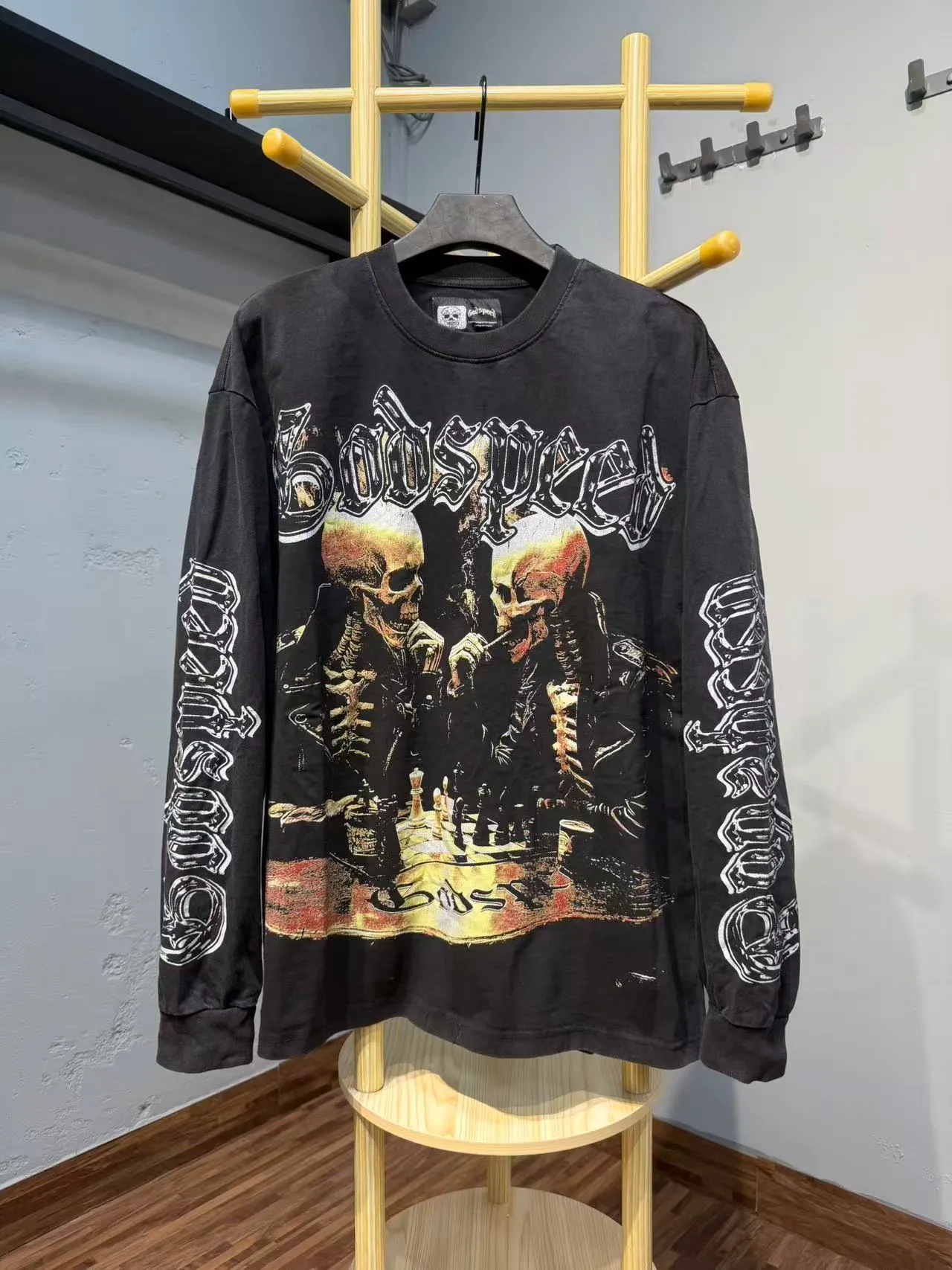 G # Black I . Godspeed Retro T （ ） （fabric）： 26 Sizes（size）：S-M-L-XL （colour）： Black