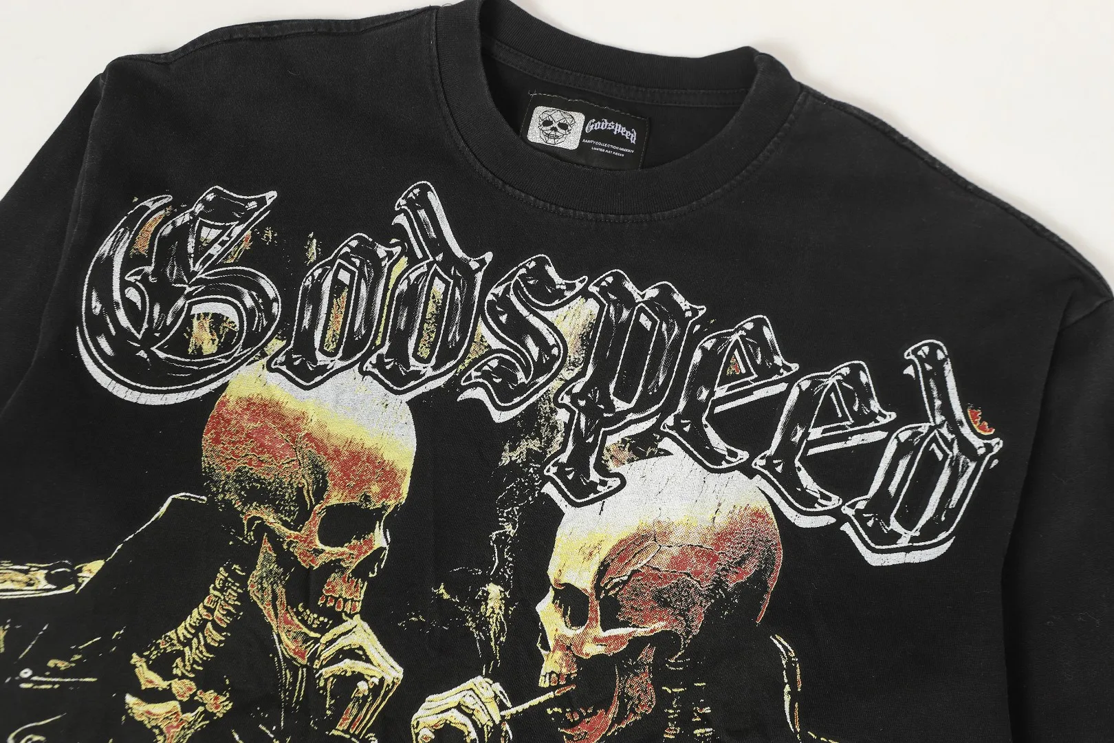 G # Black I . Godspeed Retro T （ ） （fabric）： 26 Sizes（size）：S-M-L-XL （colour）： Black