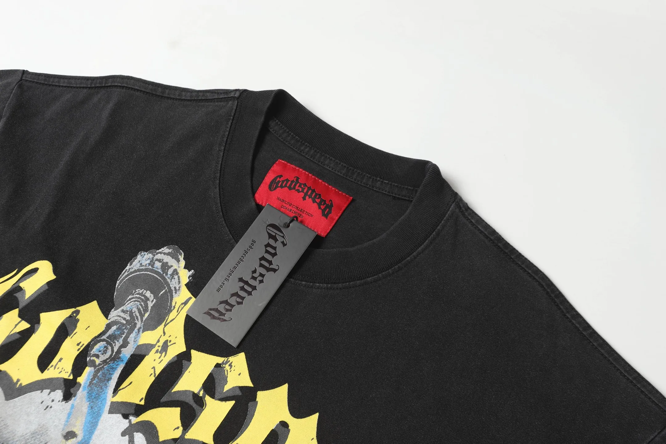 6010# / ｜ Godspeed Retro T（ ） （fabric）：32 Sizes（size）：S-M-L-XL （colour）： Black、
