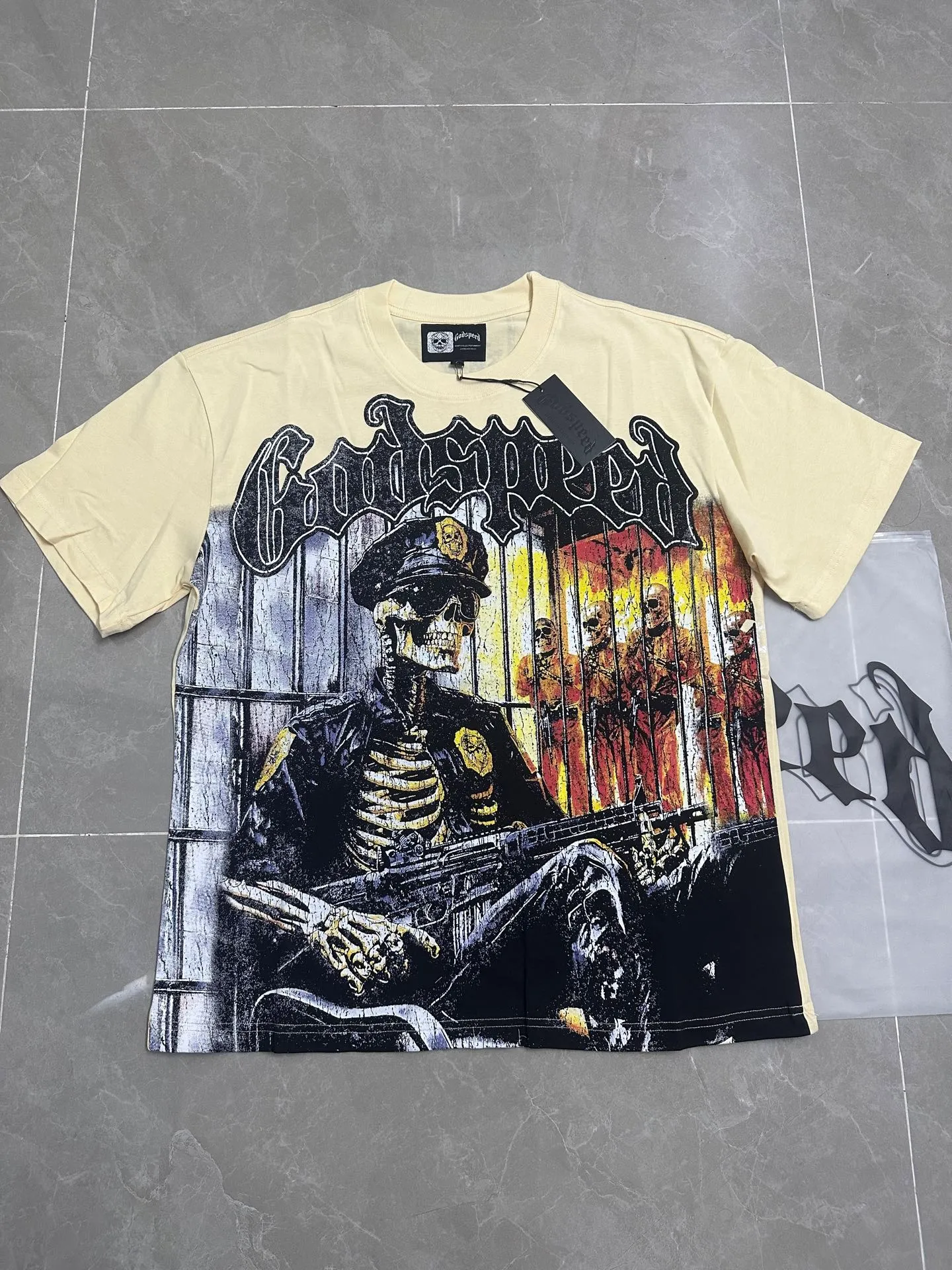 5125# Godspeed Retro T（ ） （fabric）32 Sizes（size）：S-M-L-XL （colour）：
