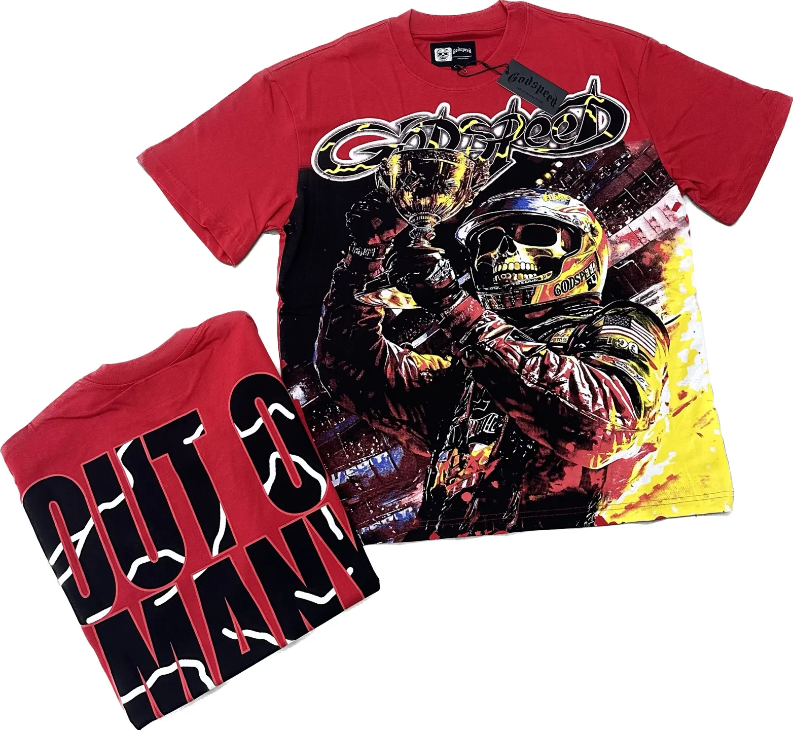 5143# I In Stock （new） Godspeed Retro T（ ） （fabric）：32 Sizes（size）：S-M-L-XL （colour）：