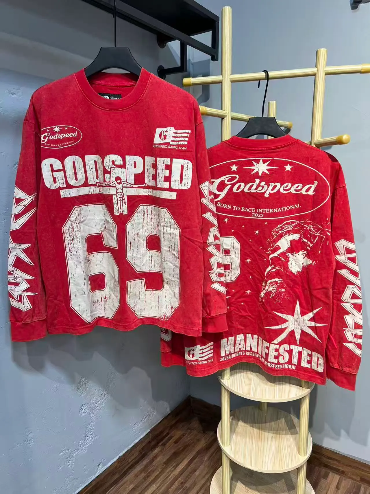 G # I Godspeed Retro T （ ） （fabric）： 26 Sizes（size）：S-M-L-XL （colour）： 👉