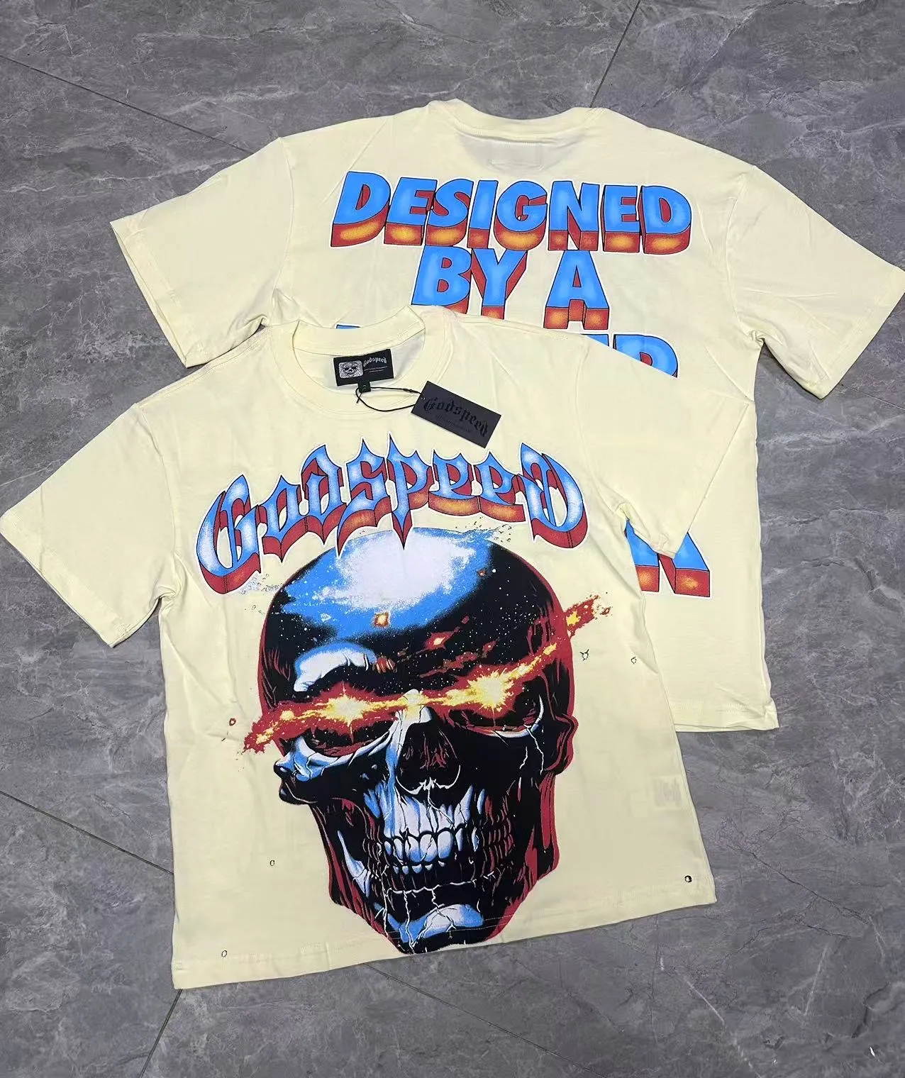 5108# I Godspeed Retro T（ ） （fabric）32 Sizes（size）：S-M-L-XL （colour）：
