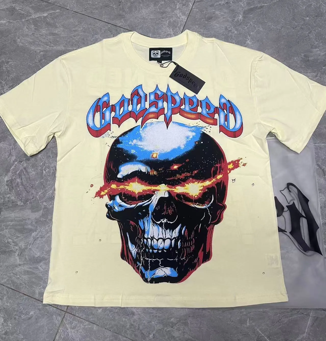 5108# I Godspeed Retro T（ ） （fabric）32 Sizes（size）：S-M-L-XL （colour）：