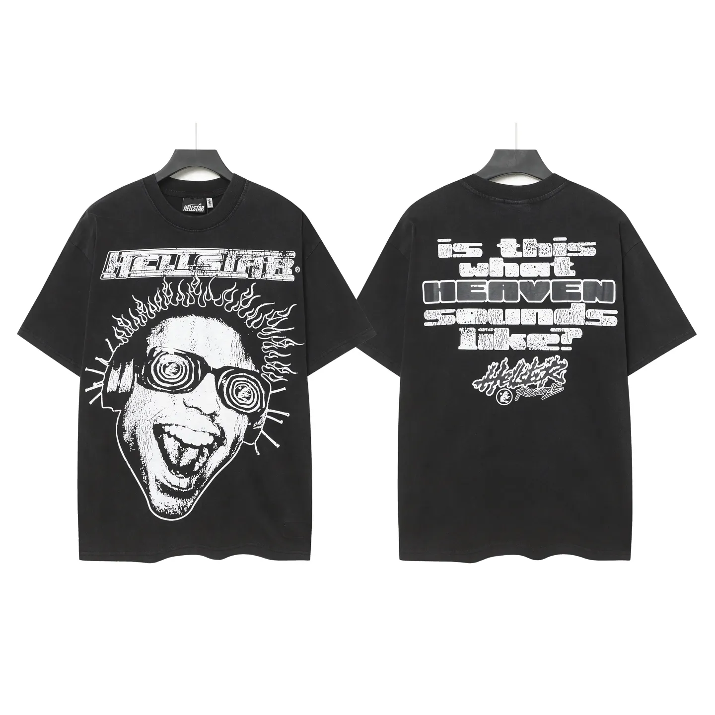 # Black I Hellstar T （fabric):32 Sizes（size）：S-M L X L （colour）： Black（ ）