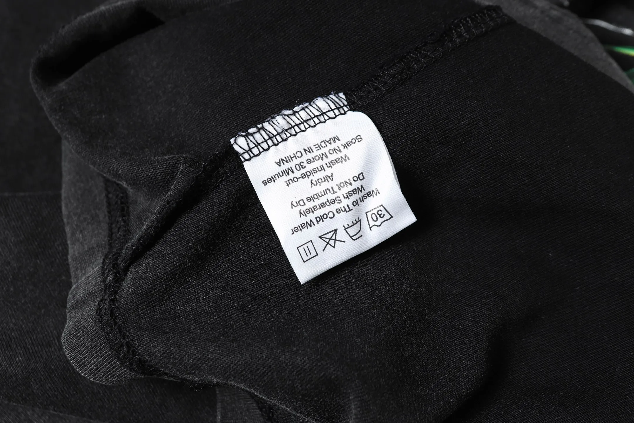6046# Black｜ Godspeed Retro T（ ） （fabric）：32 Sizes（size）：S-M-L-XL （colour）： Black 👉