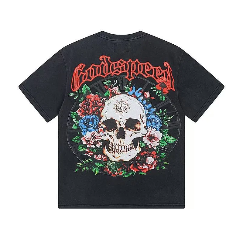 6046# Black｜ Godspeed Retro T（ ） （fabric）：32 Sizes（size）：S-M-L-XL （colour）： Black 👉
