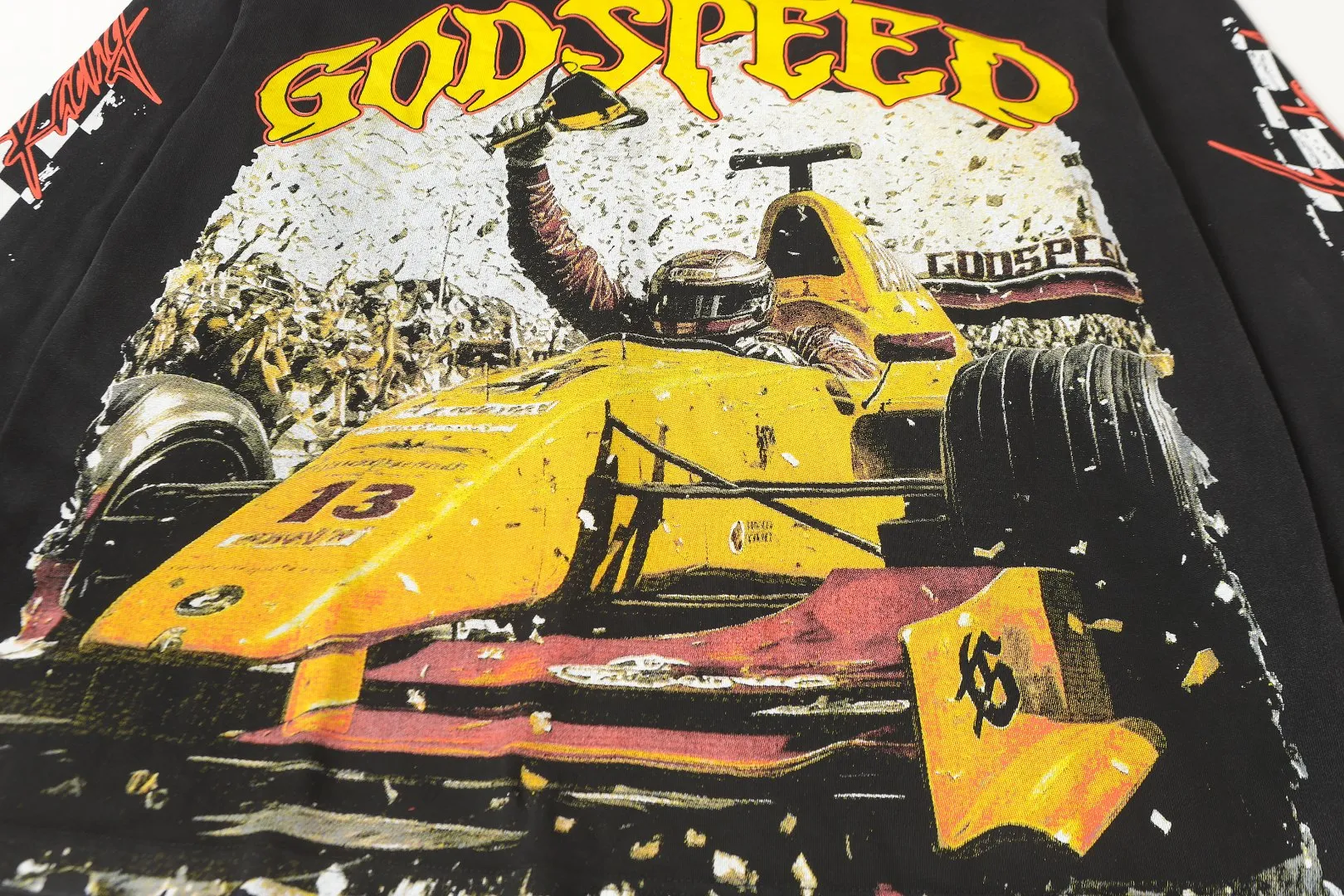 G # Black I Godspeed Retro T （ ） （fabric）： 26 Sizes（size）：S-M-L-XL （colour）： Black 👉