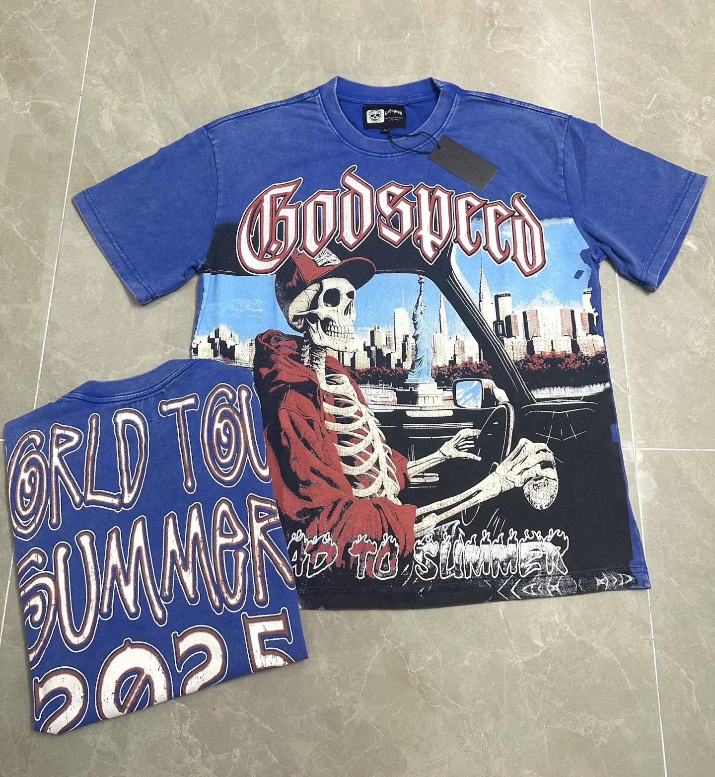6117# ｜ In Stock New Arrival Godspeed Retro T（ ） （fabric）：32 Sizes（size）：S-M-L-XL （colour）： Retro 👉