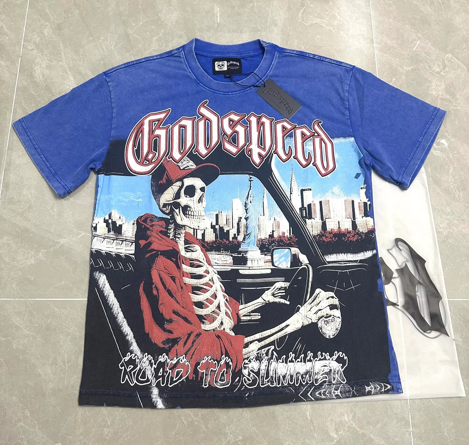 6117# ｜ In Stock New Arrival Godspeed Retro T（ ） （fabric）：32 Sizes（size）：S-M-L-XL （colour）： Retro 👉