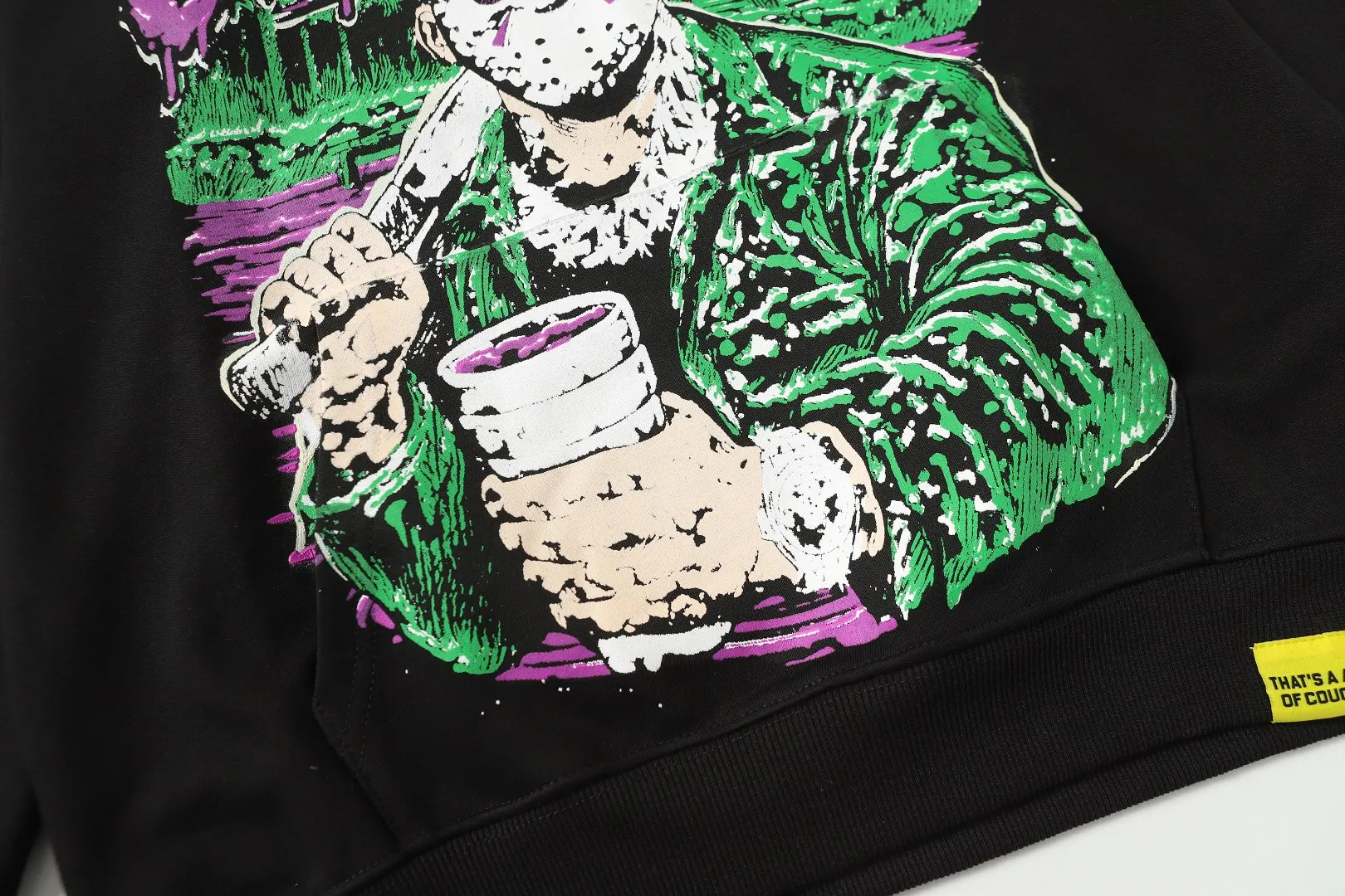 C # Black ｜ THAT'S A AWFUL LOT OF COUGH SYRUP In Stock Same Style. （fabric): 100 Sizes（size）：S-M L X L （colour）：