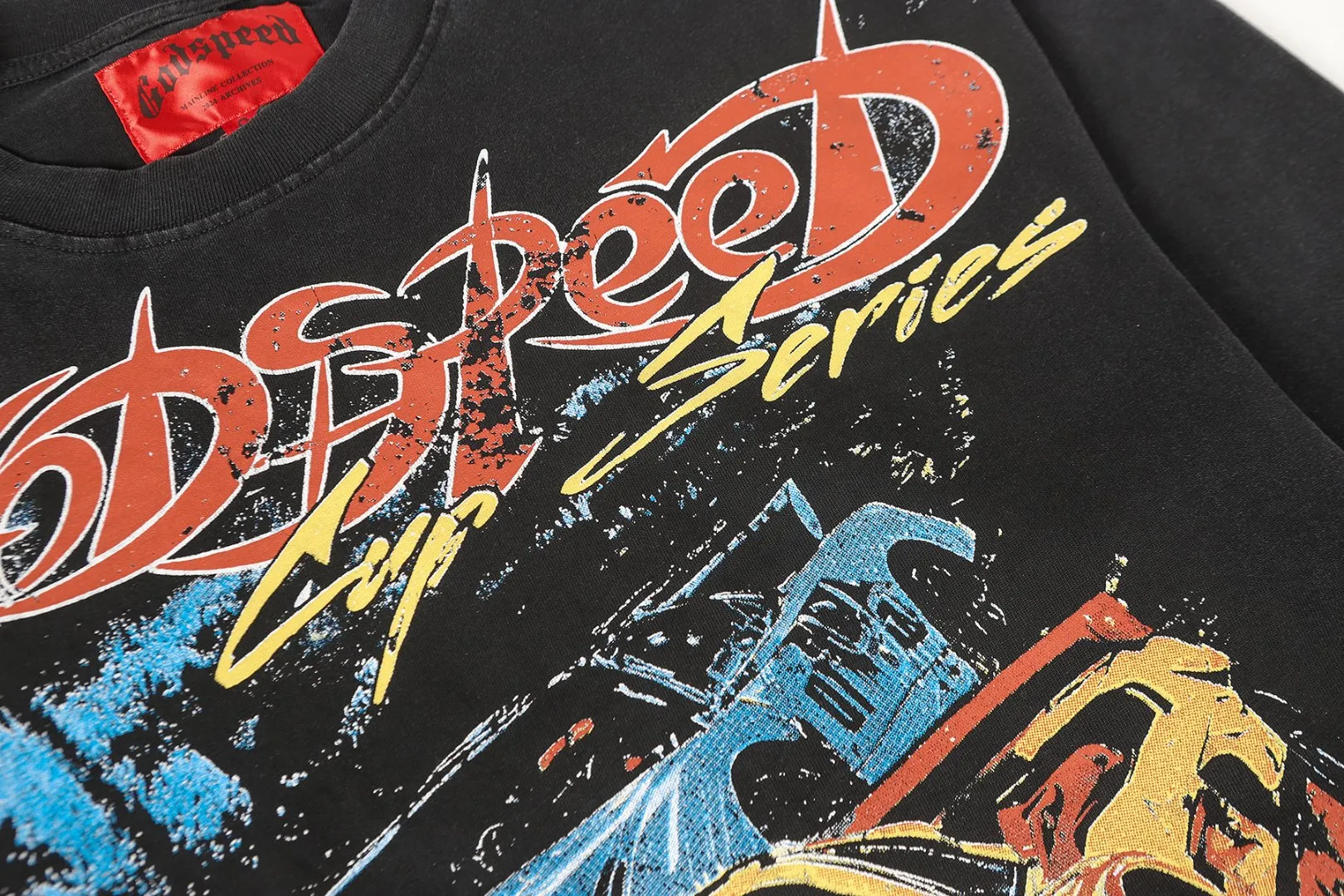 G # / Black｜ . Godspeed Retro T （ ） （fabric）： 26 Sizes（size）：S-M-L-XL （colour）： / Black
