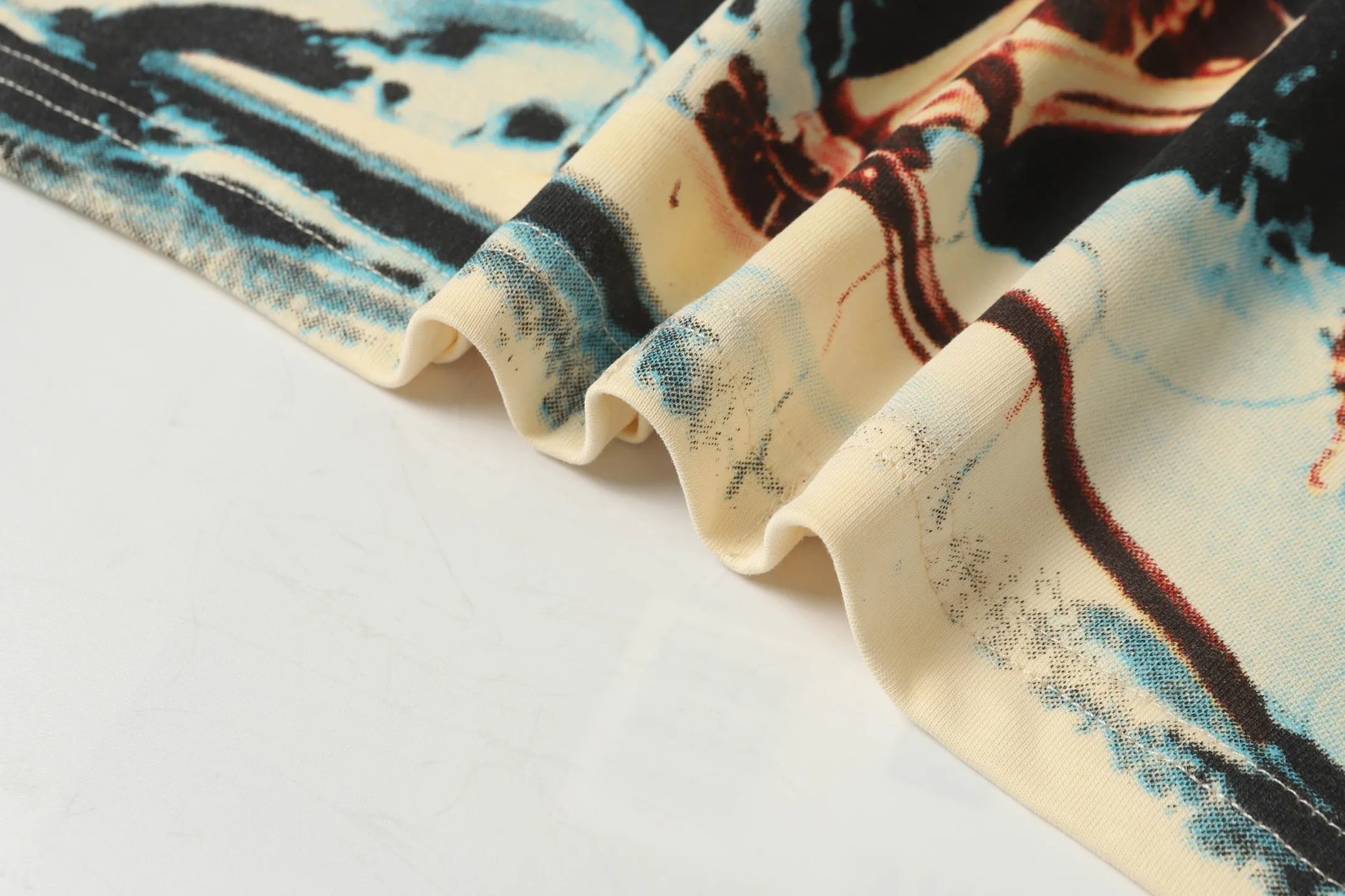 5025#White/ ｜ Godspeed Retro T（ ） （fabric）：32 Sizes（size）：S-M-L-XL （colour）：White、 、